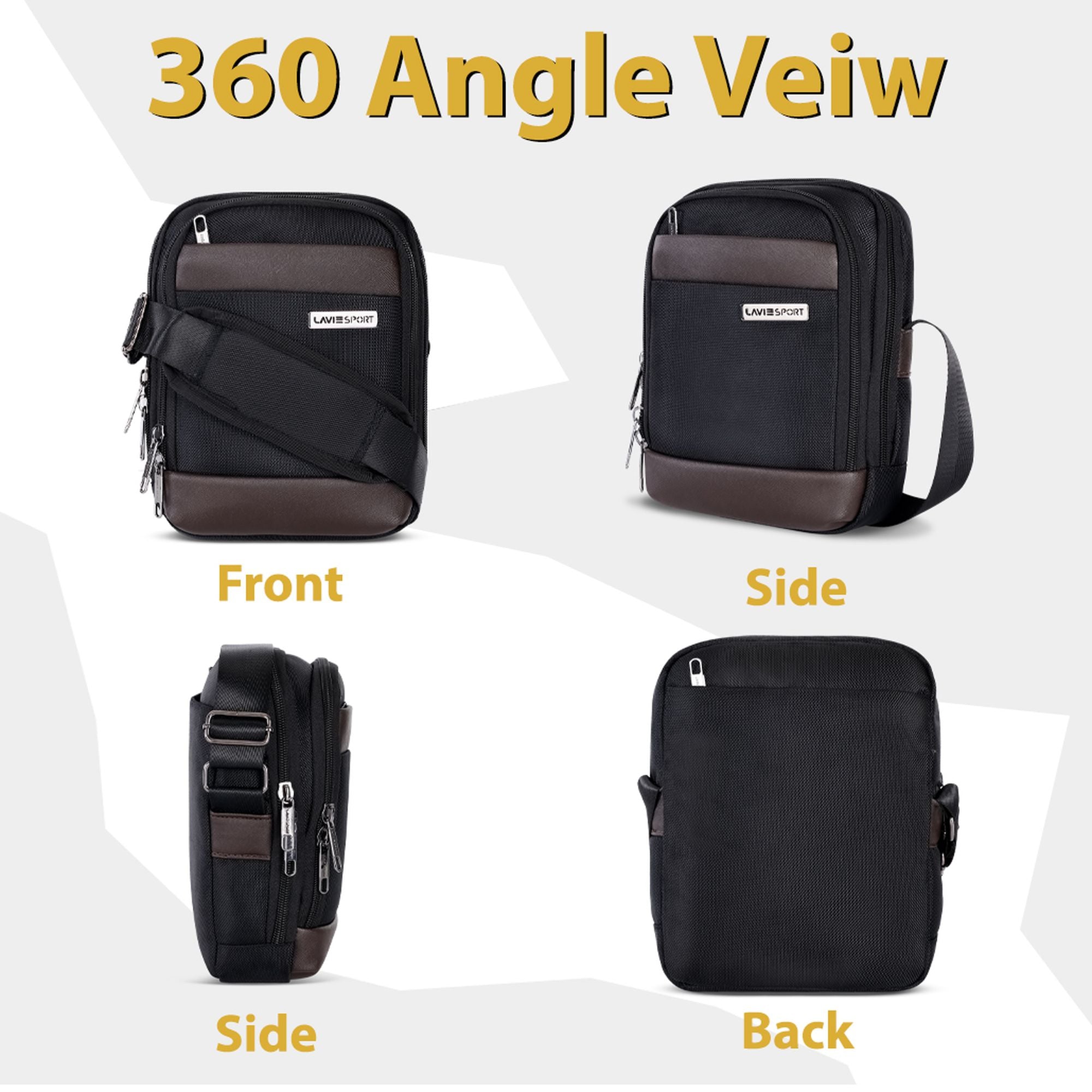Athos Sling Bag Crossbody Black