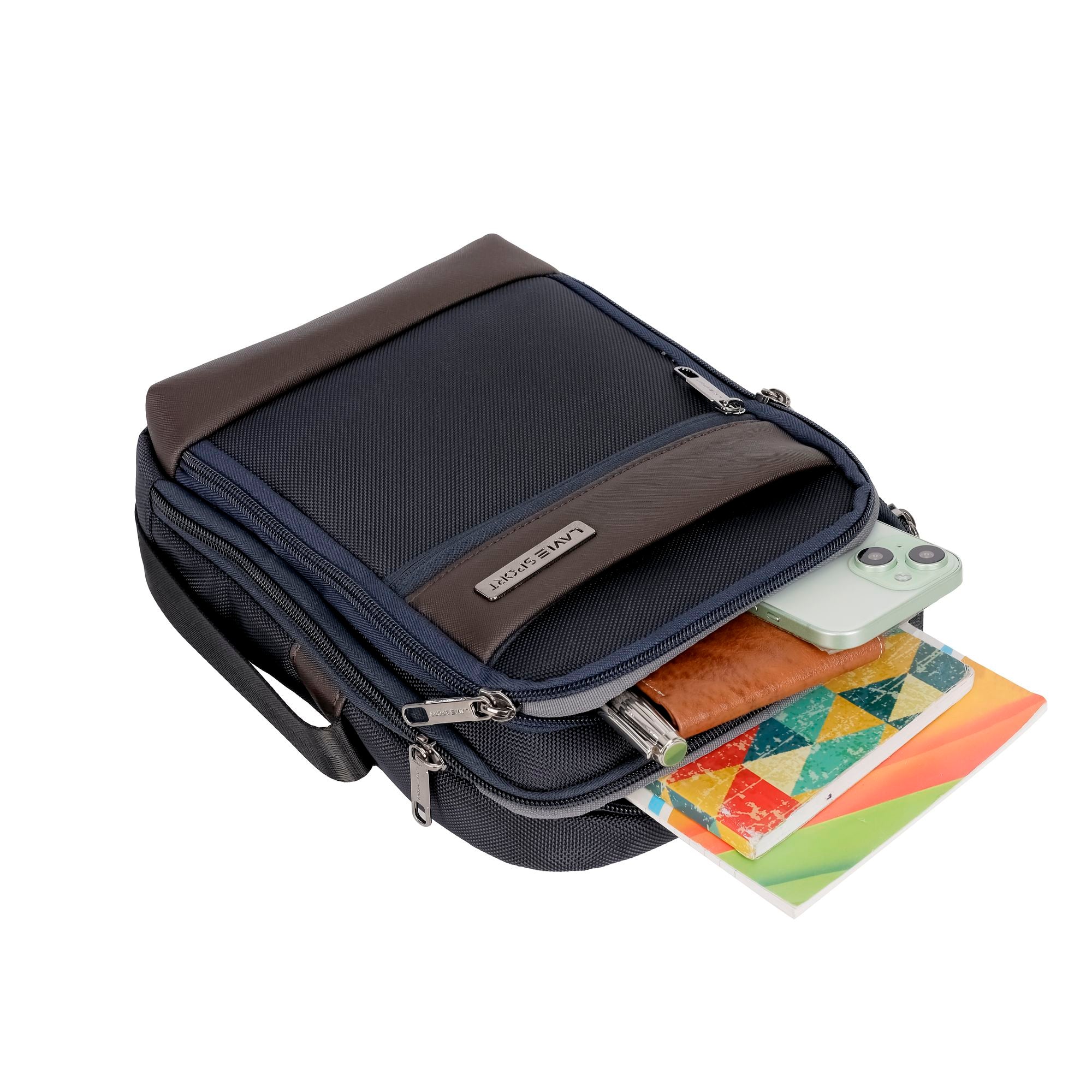Athos Sling Bag Crossbody Charcoal Blue