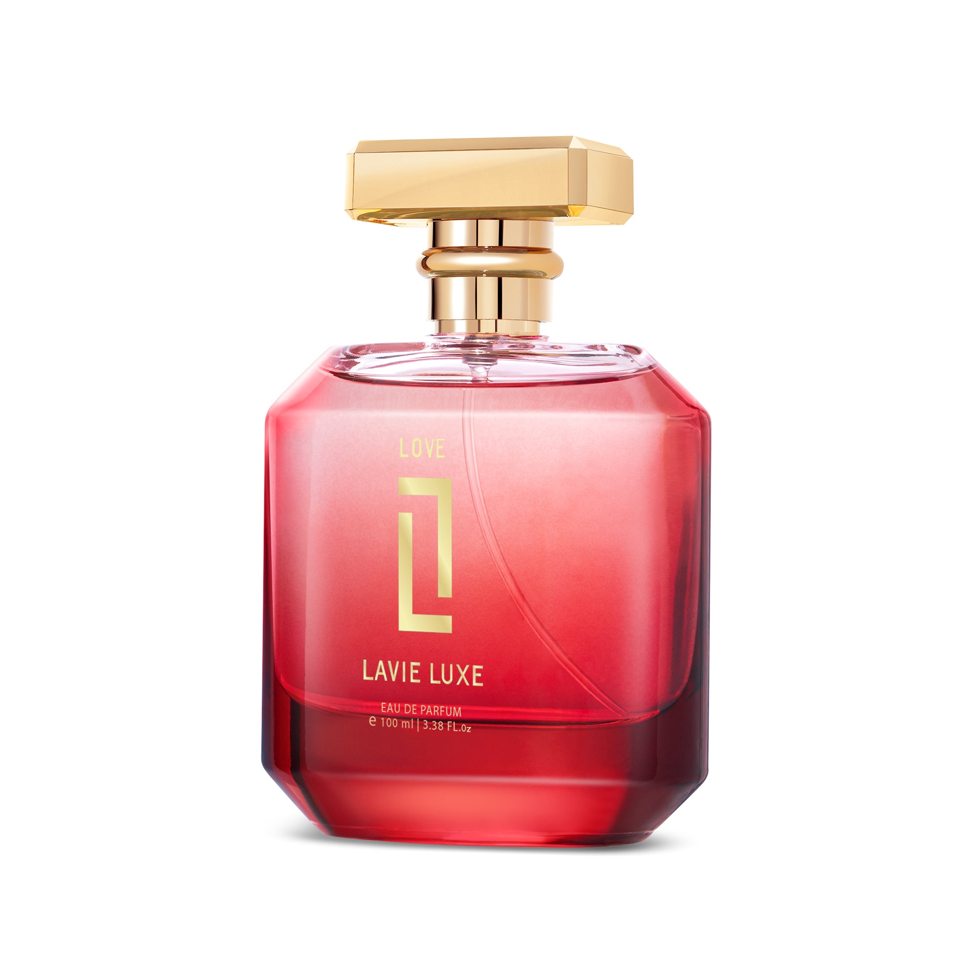 Love Luxury Woman Eau De Parfum 100 ml ǀ Perfume with scents Bergamot, Patchouli & Woody - Red