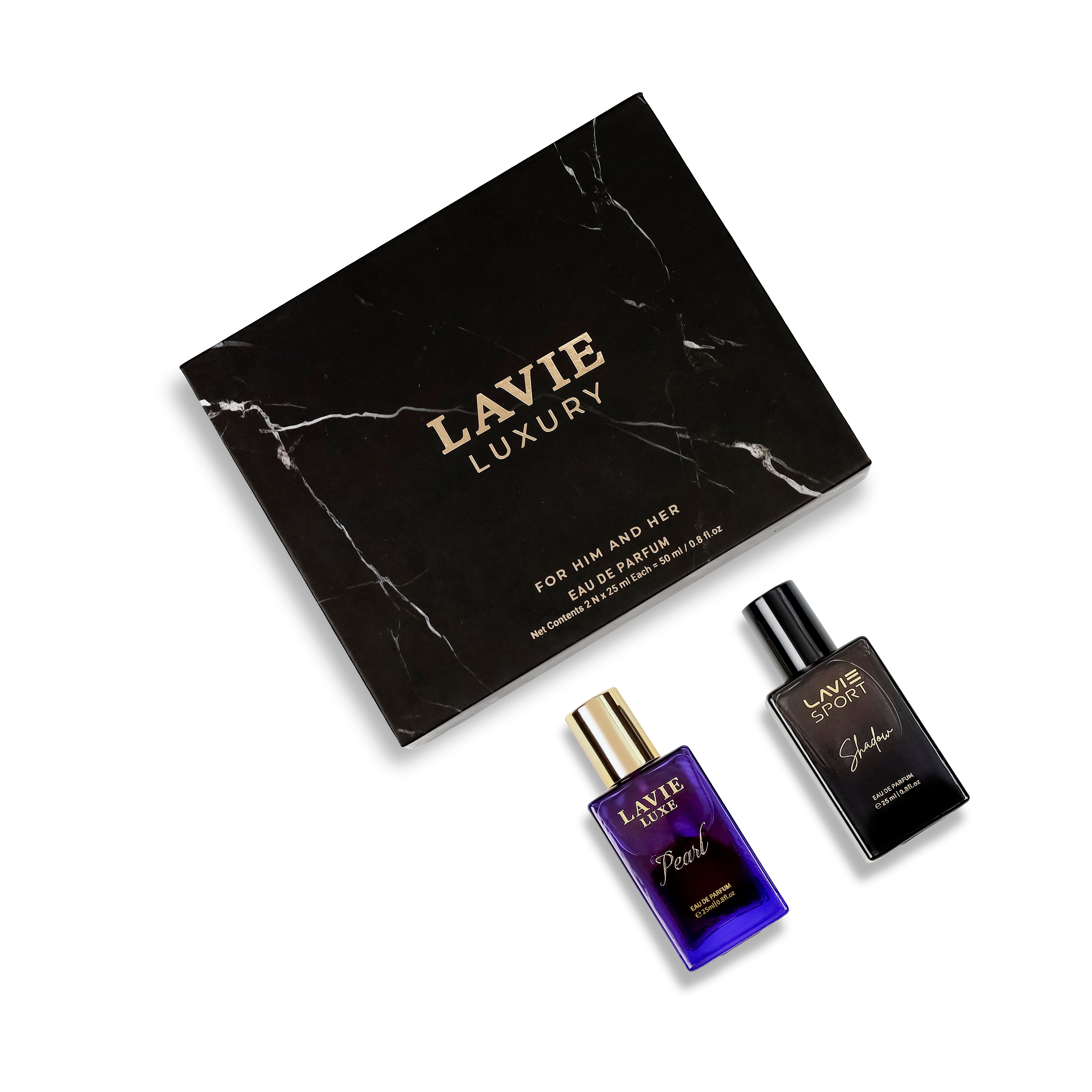 Gift Set for Men & Women | Shadow & Pearl Eau De Parfum|25ml x 2