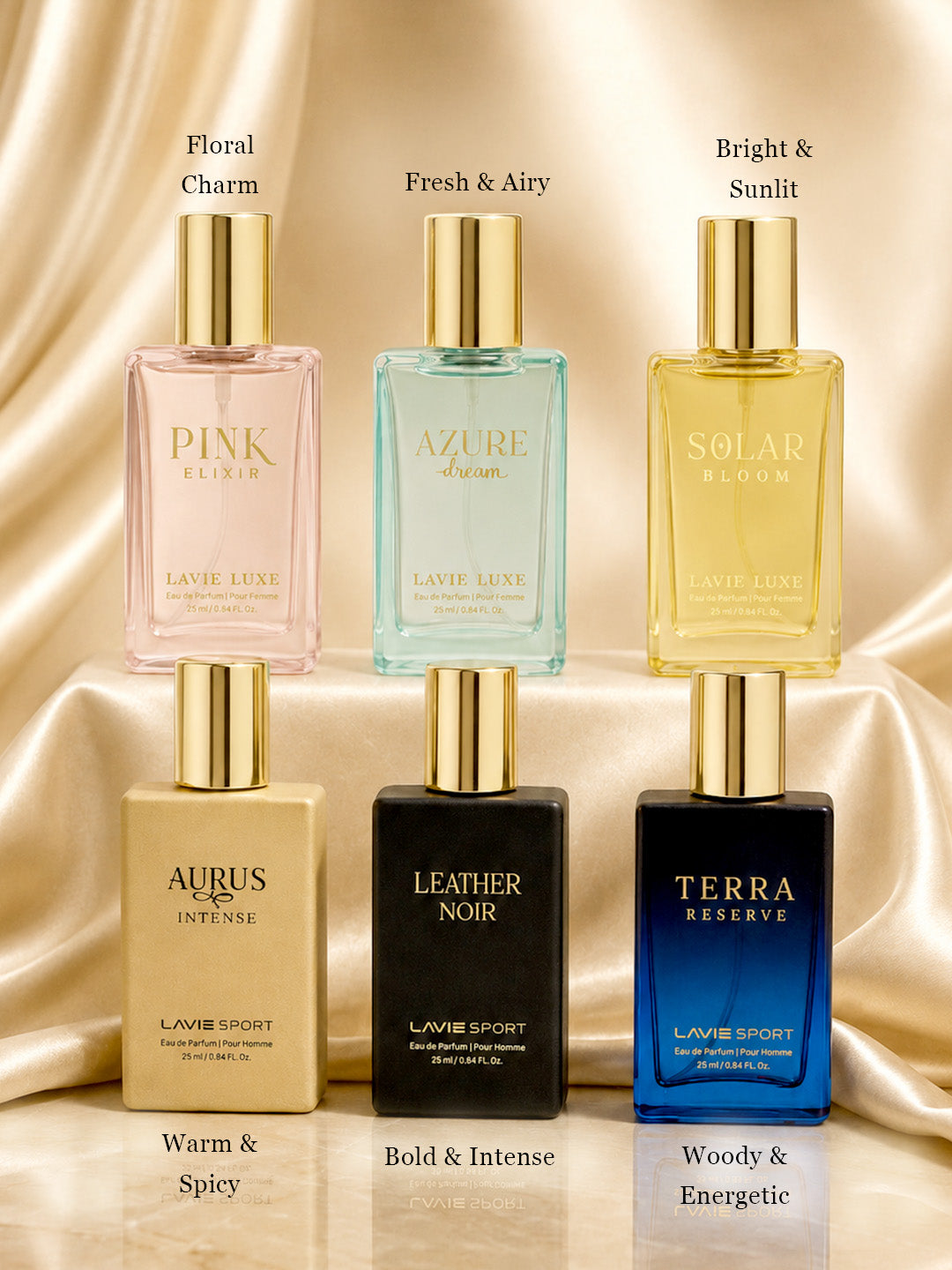 Perfume Gift Set For Men and Women Eau De Parfum 25Ml X 6