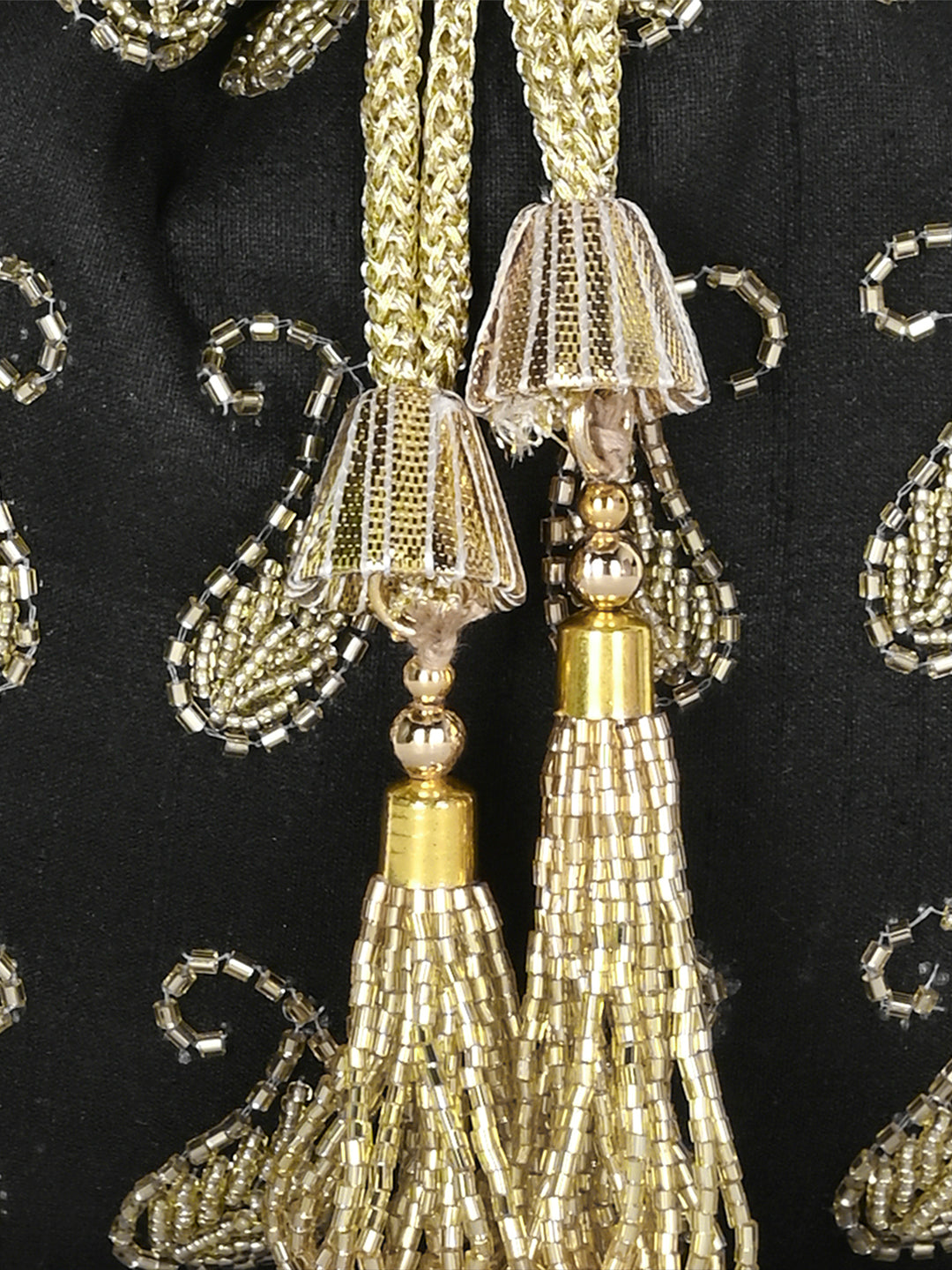 Ely Paisley Embellished Medium Potli