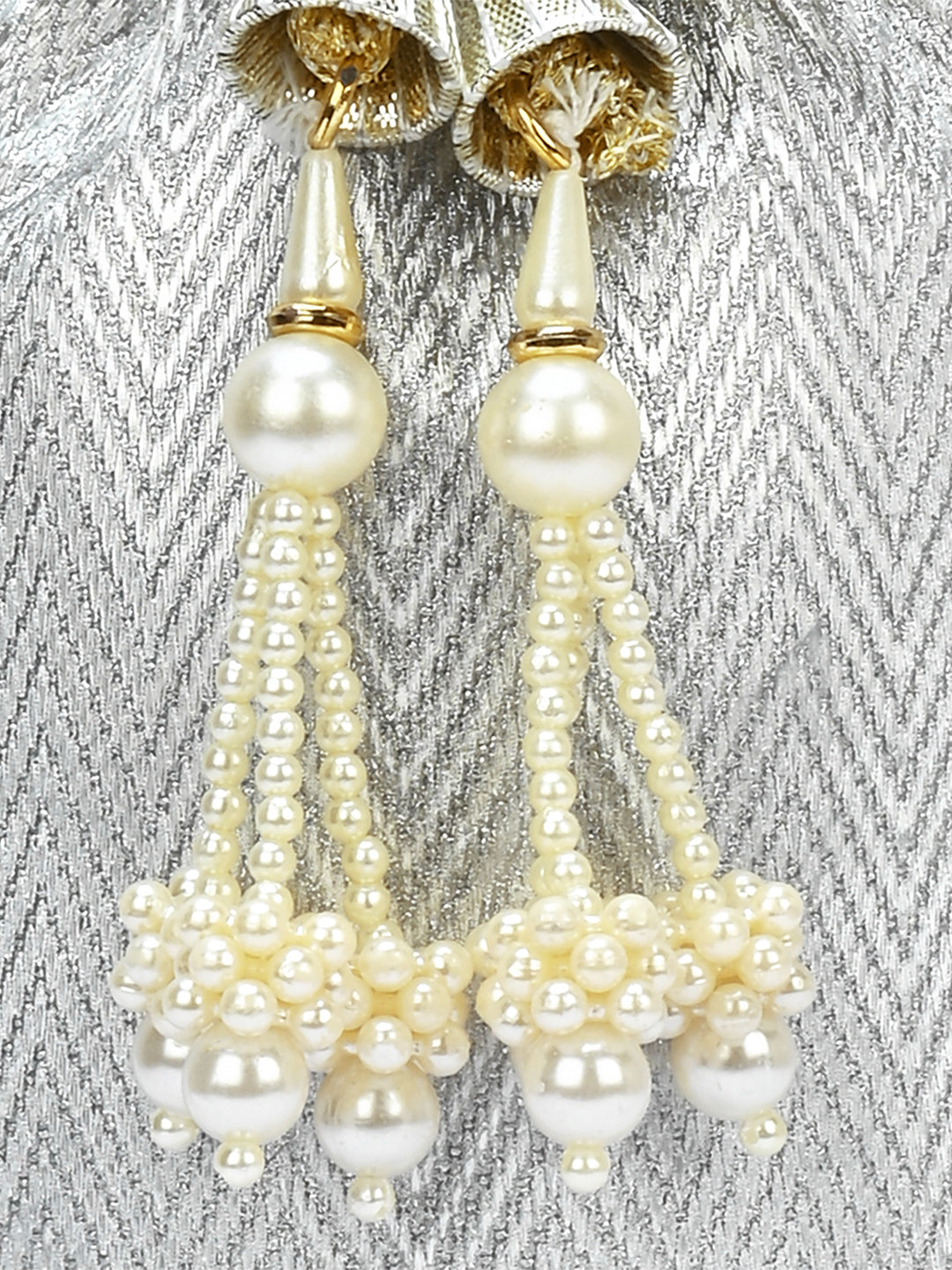 Bisbee Pearl Handle medium Potli Silver