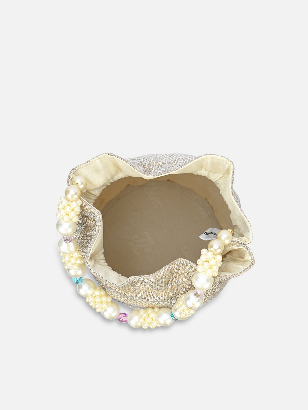 Bisbee Pearl Handle medium Potli Lt Gold