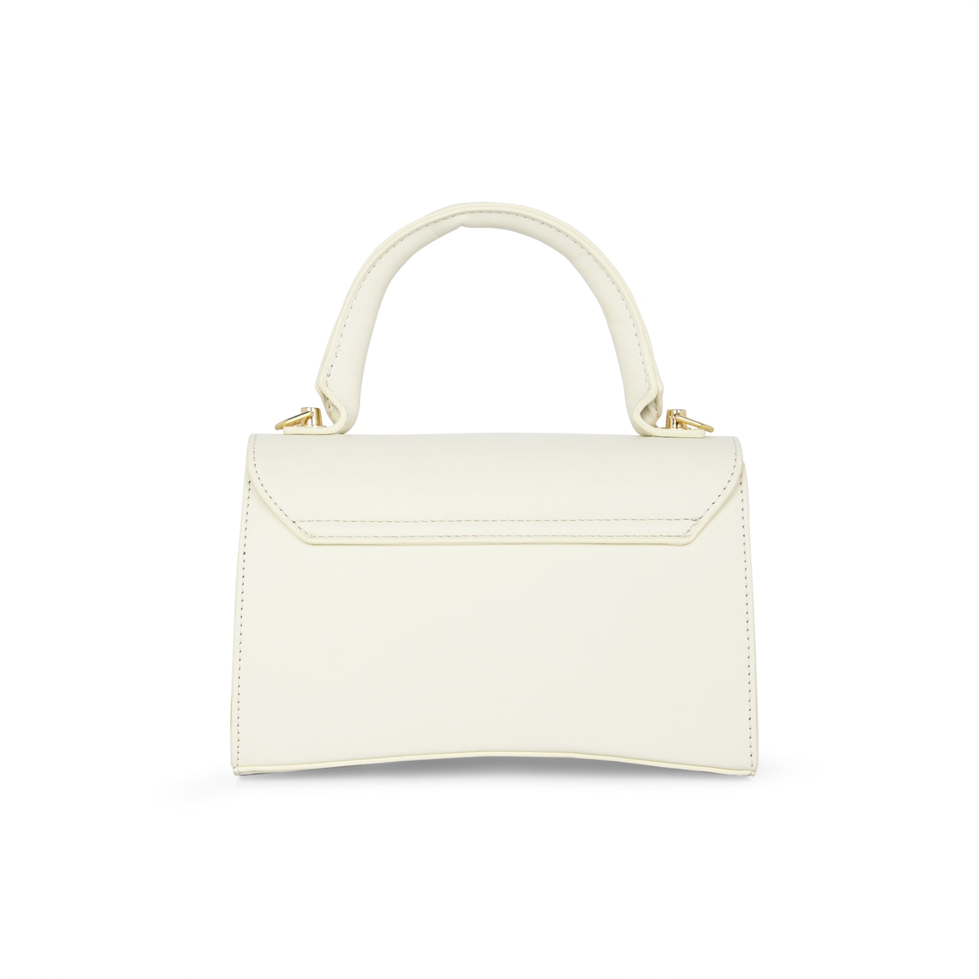 Lavie Luxe Off White Small Women's Chain Flap Sling Bag