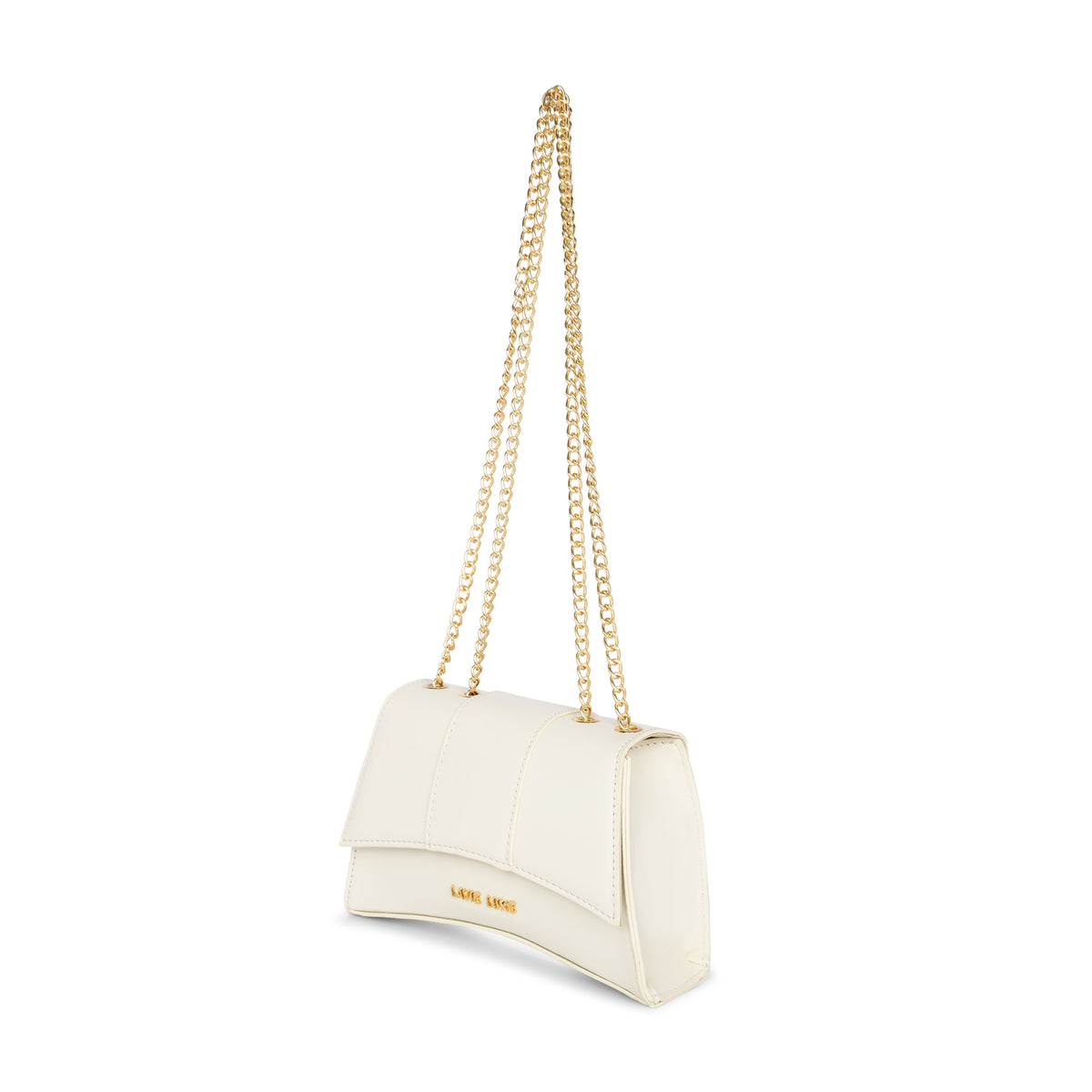 Lavie Luxe Off White Small Women's Bub Girl's Flap Mini Sling Bag