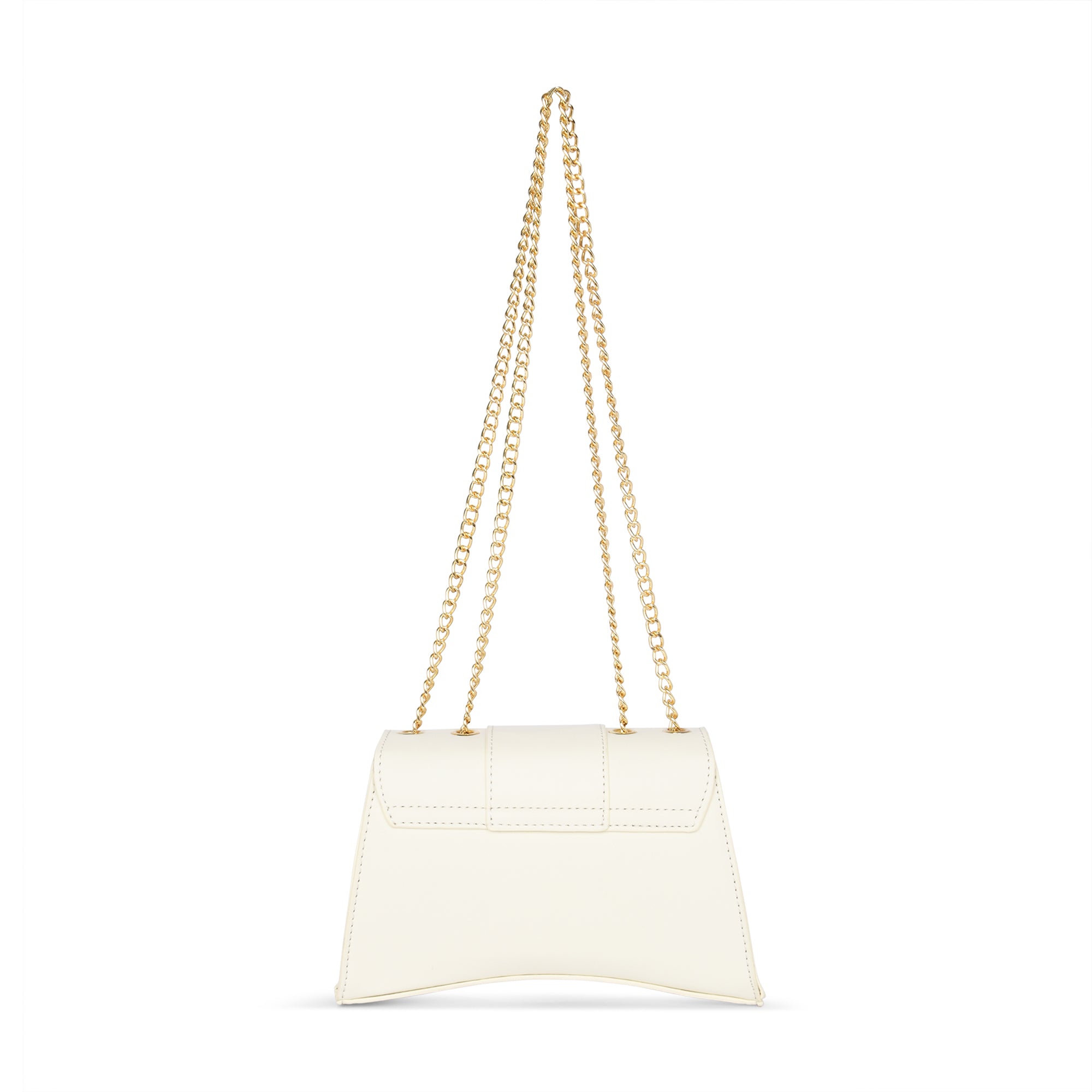 Lavie Luxe Off White Small Women's Bub Girl's Flap Mini Sling Bag