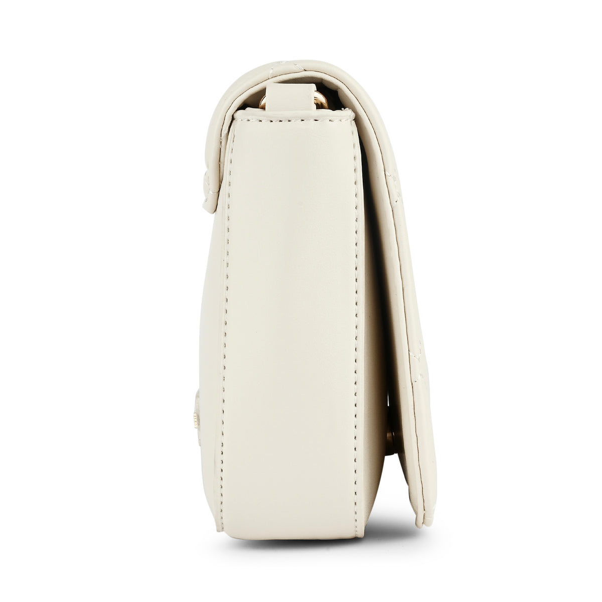 Lavie Luxe Off White Small Women's Carol Flap Sling Bag