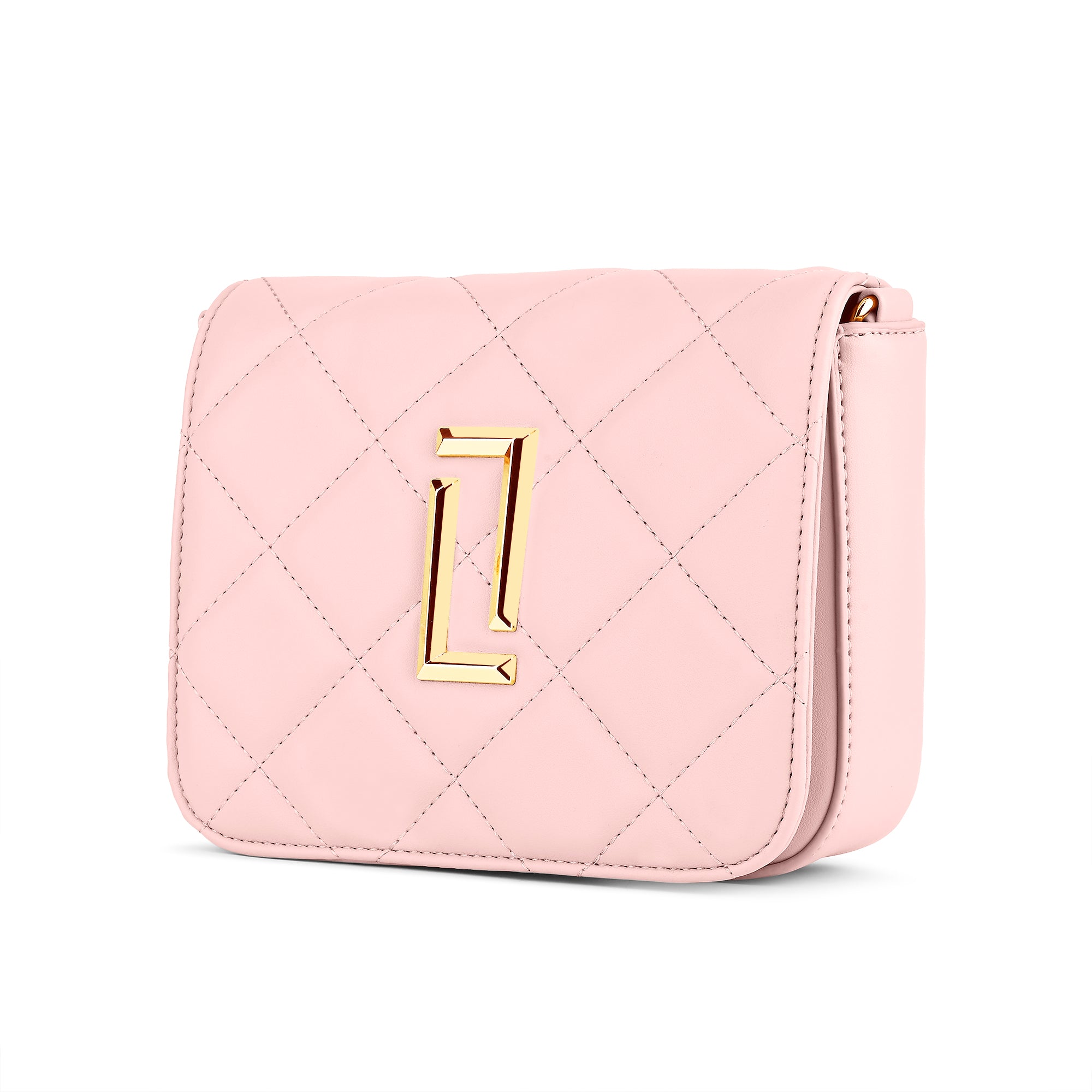 Lavie Luxe Light Pink Small Women's Carol Flap Sling Bag