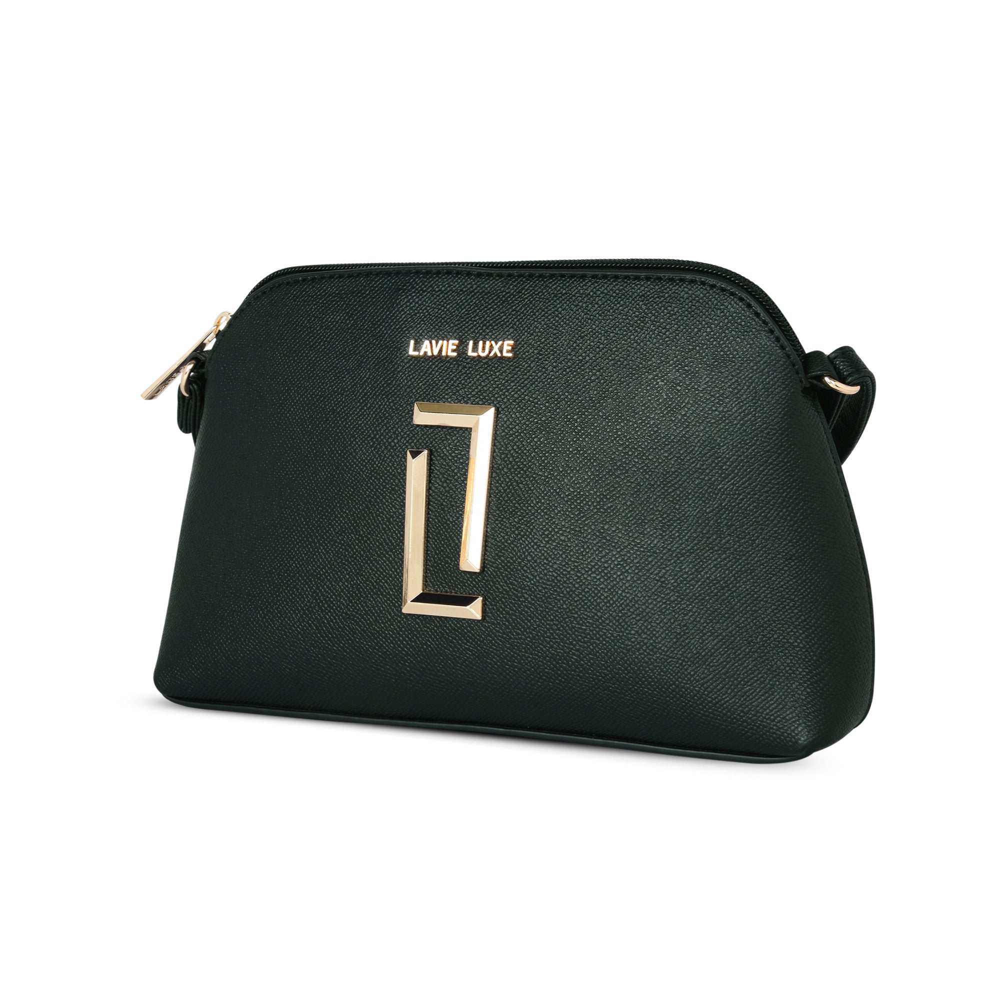 Lavie Luxe Black Small Women's Hemi Sling Bag