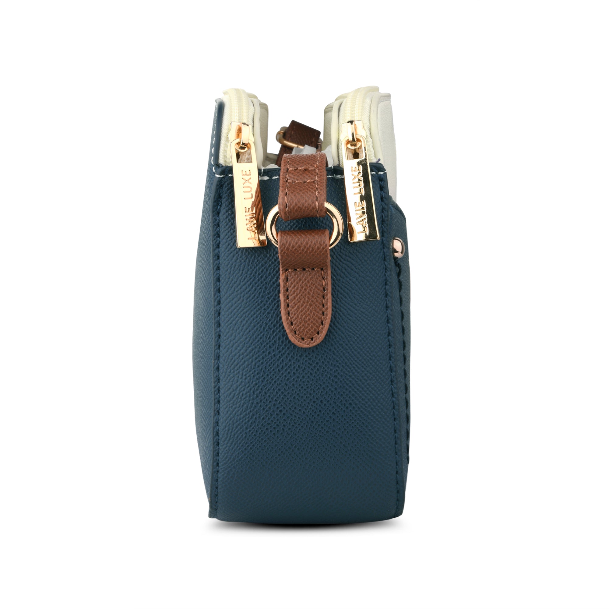 Lavie Luxe Navy Medium Women's Rise 4c Box Sling Bag