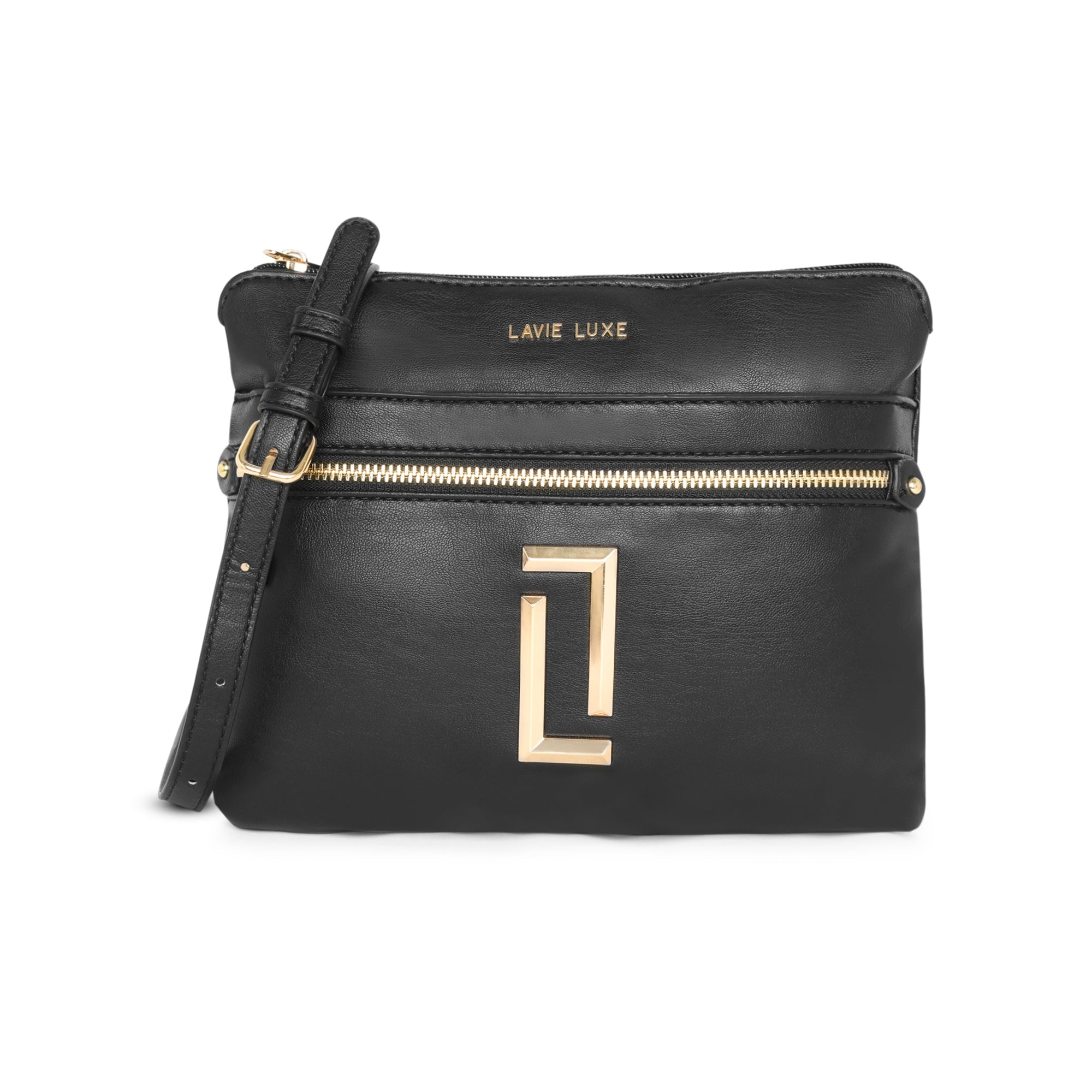 Lavie Luxe Black Small Women's Quick Access Sling Bag