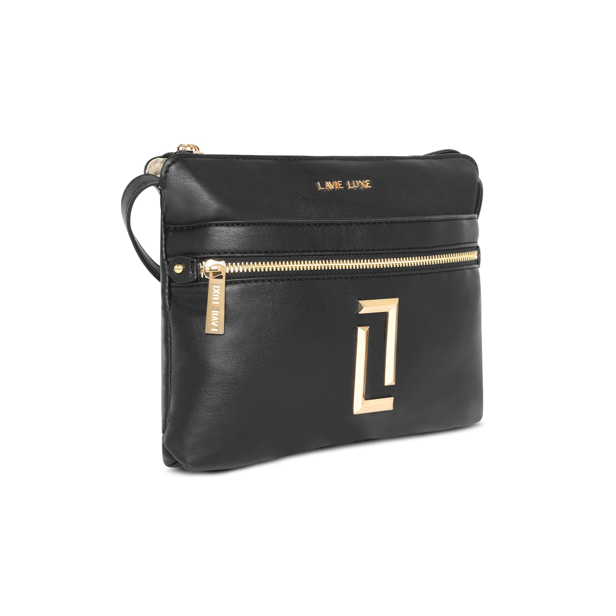 Lavie Luxe Black Small Women's Quick Access Sling Bag