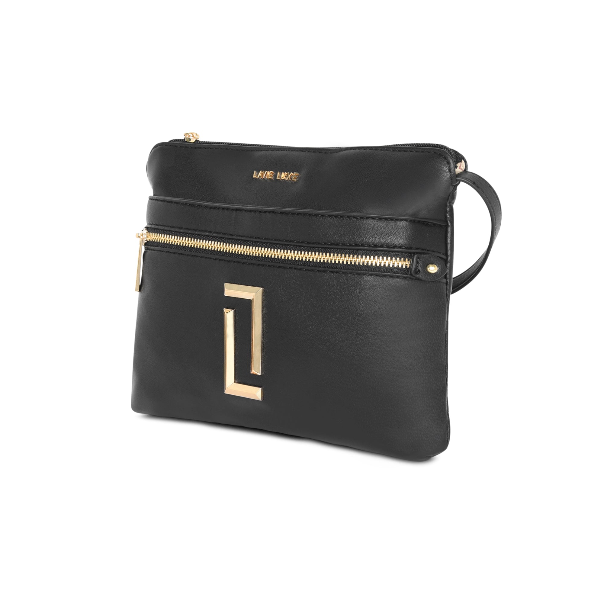 Lavie Luxe Black Small Women's Quick Access Sling Bag