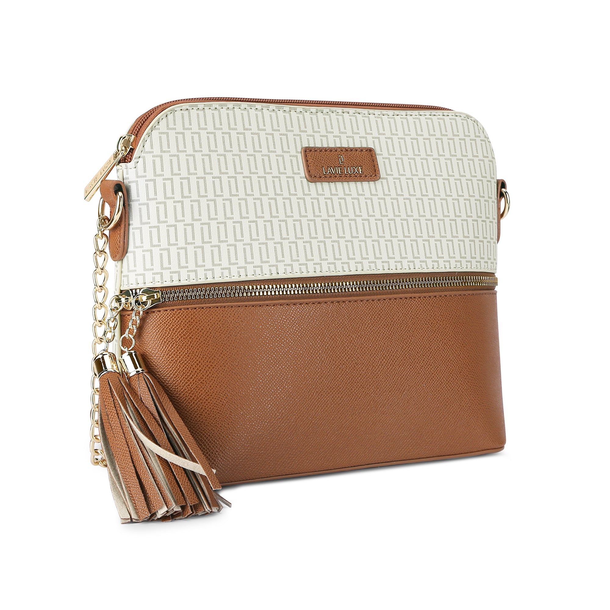 Lavie Luxe Mono Tiara TSL Off White Medium Women's Sling