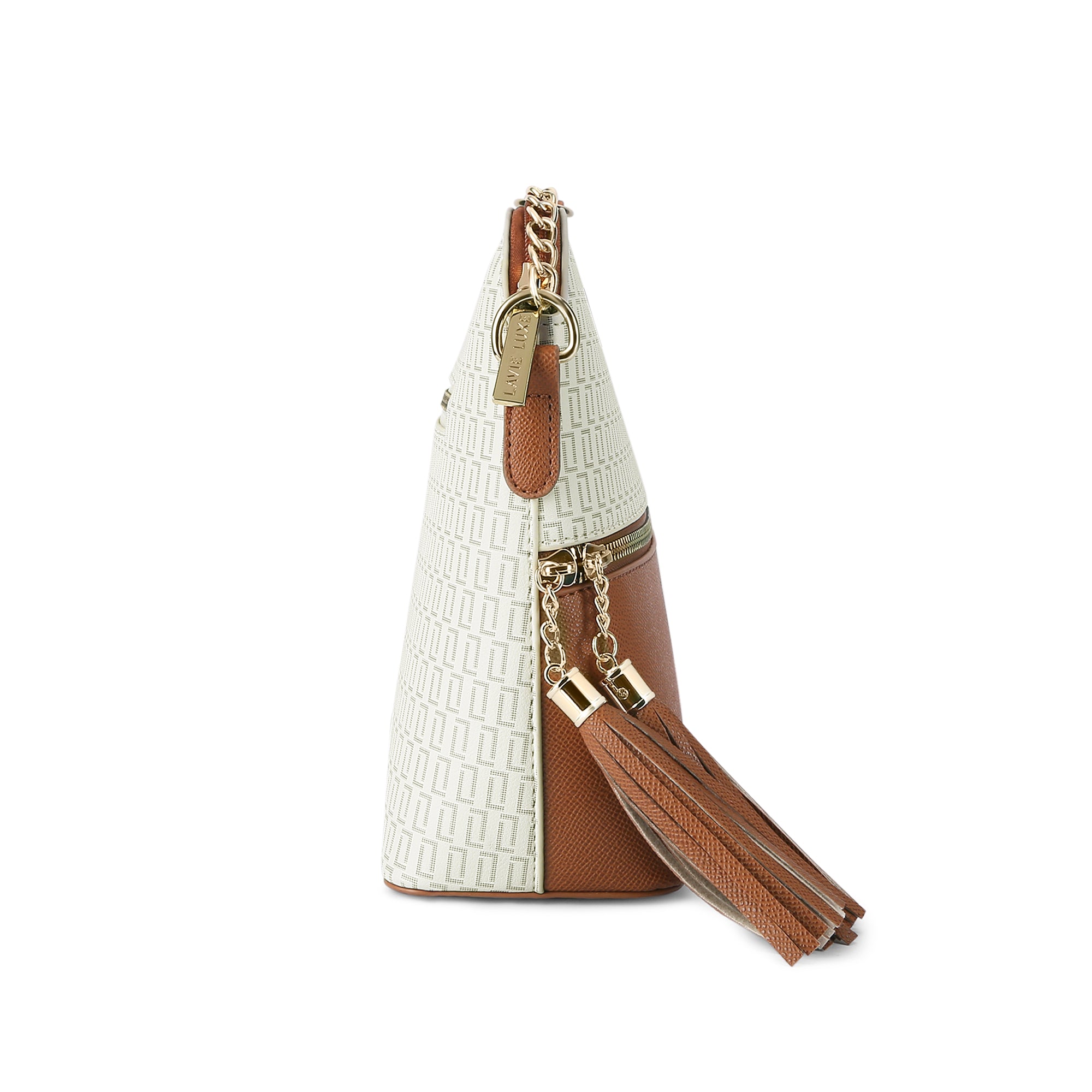 Lavie Luxe Mono Tiara TSL Off White Medium Women's Sling