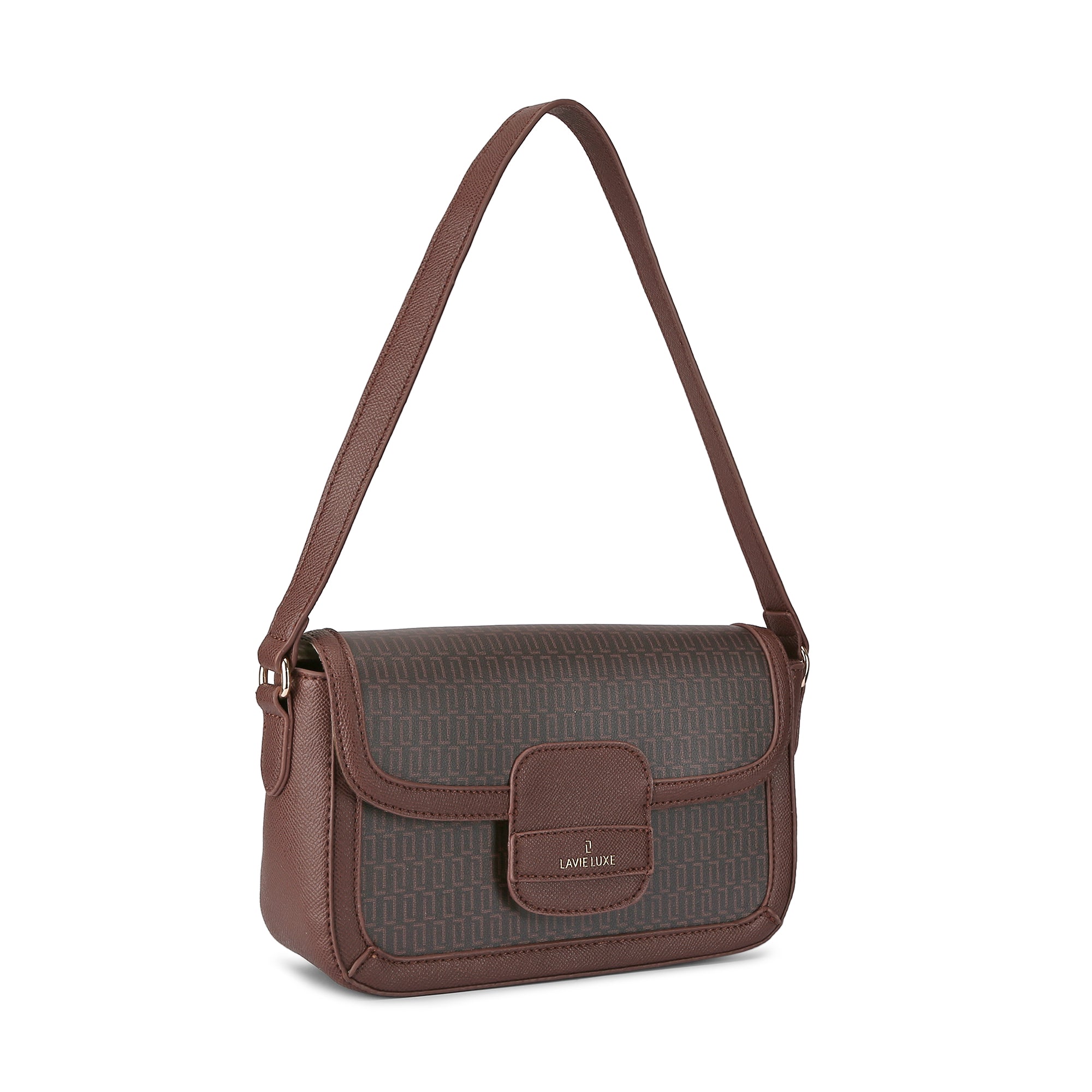 Lavie Luxe Mono Quad Choco Medium Women's Sling
