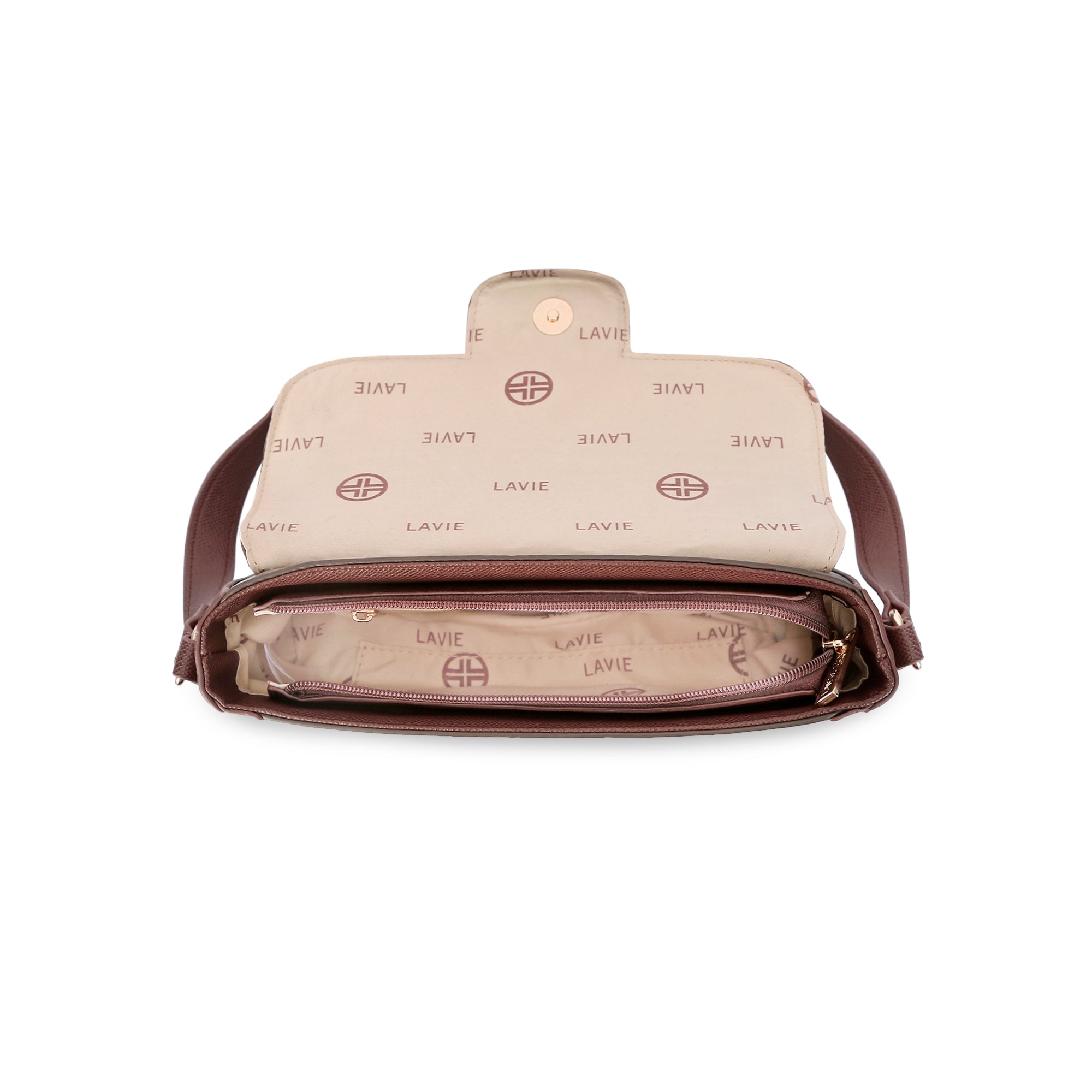 Lavie Luxe Mono Quad Choco Medium Women's Sling