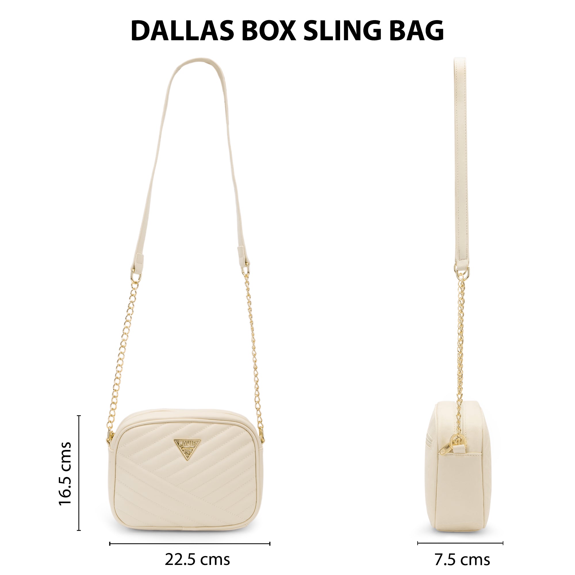 Lavie Signature Dallas Small Womens Box Sling Bag
