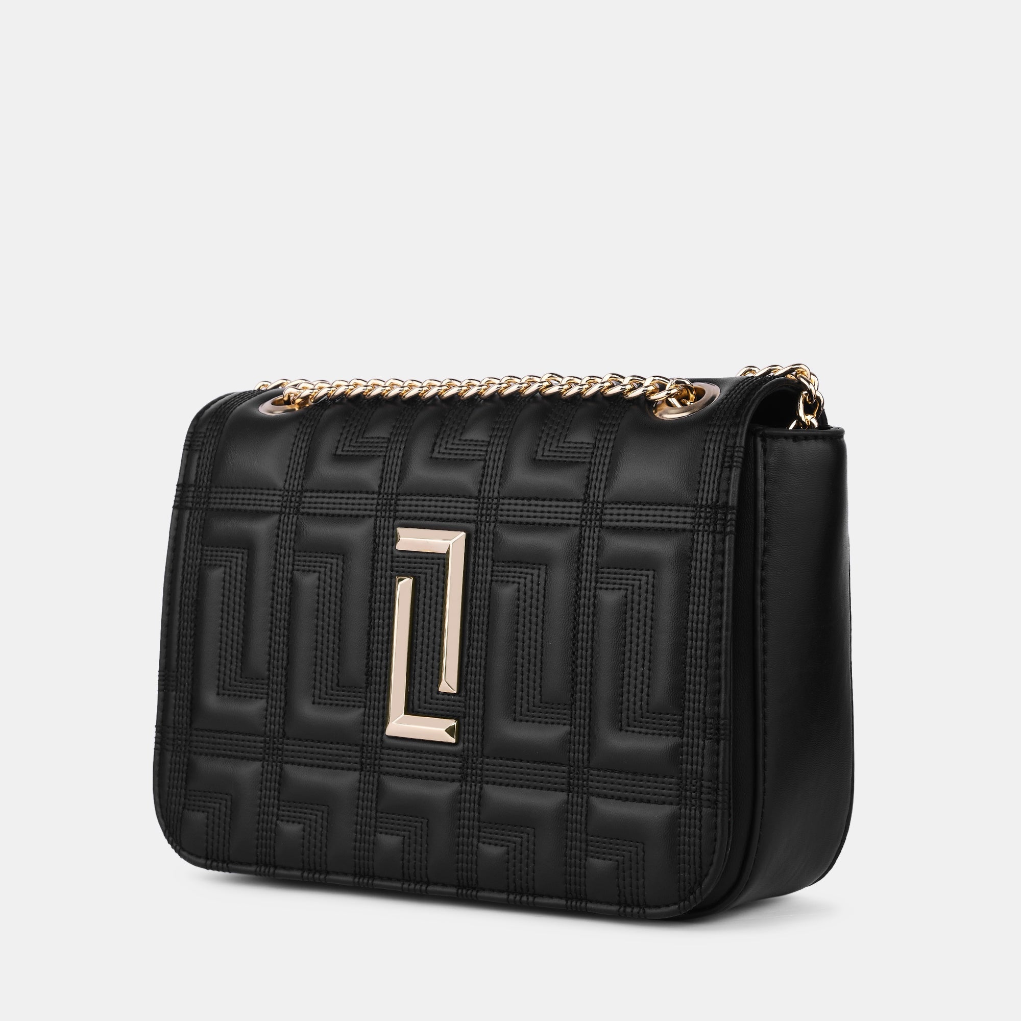 Lavie Luxe Caroline Black Medium Women's sling bag