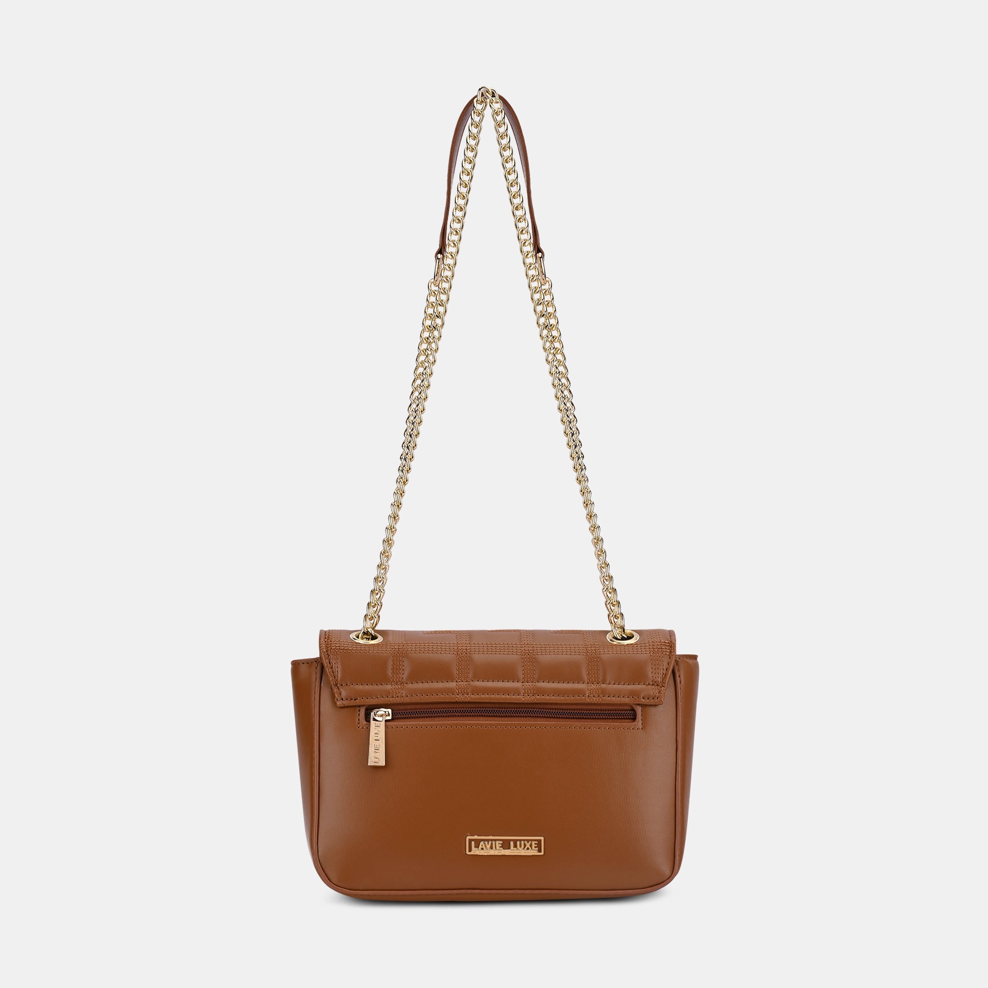 Lavie Luxe Caroline Tan Medium Women's Slingbag