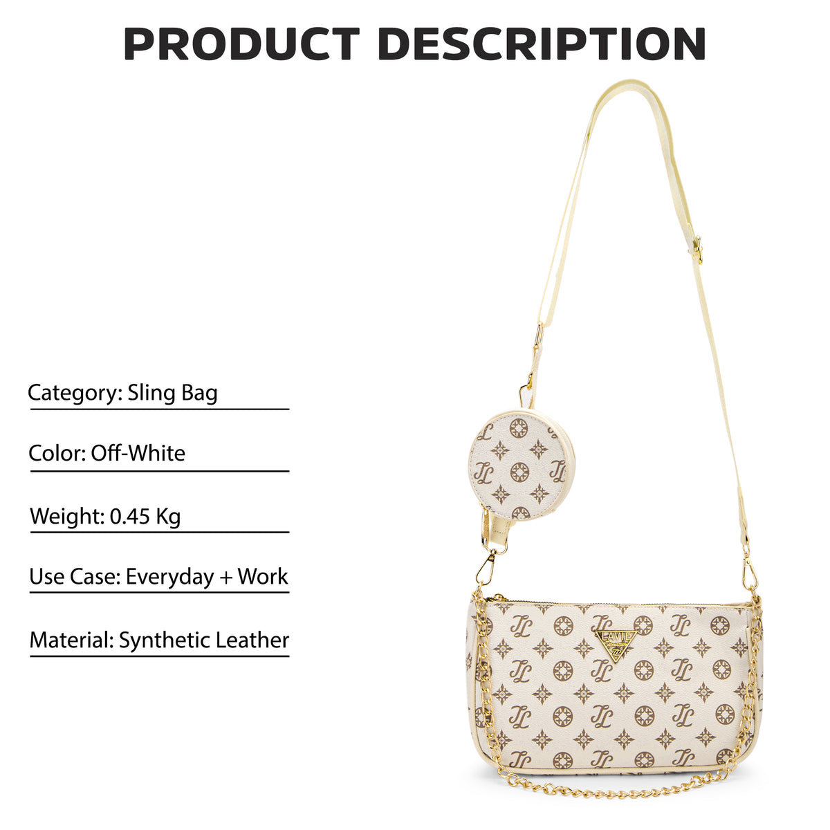 Lavie Signature Hoboken Small Woman's 2 Piece Sling Bag