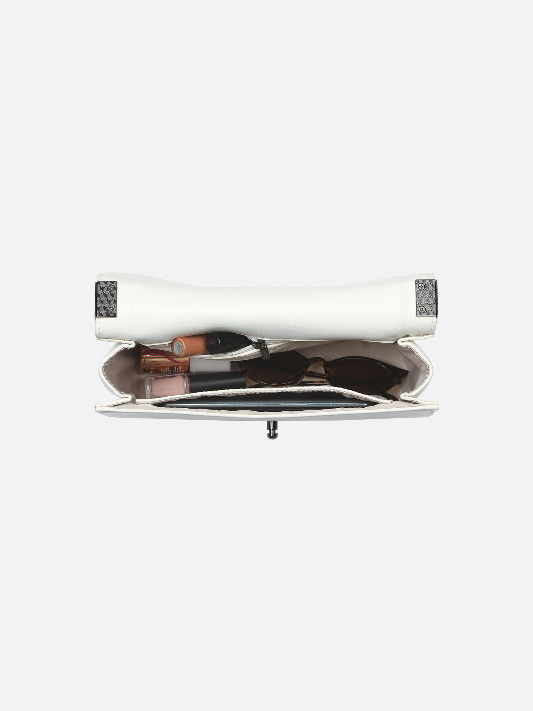 Juli25 Medium Structured flap Sling Bag
