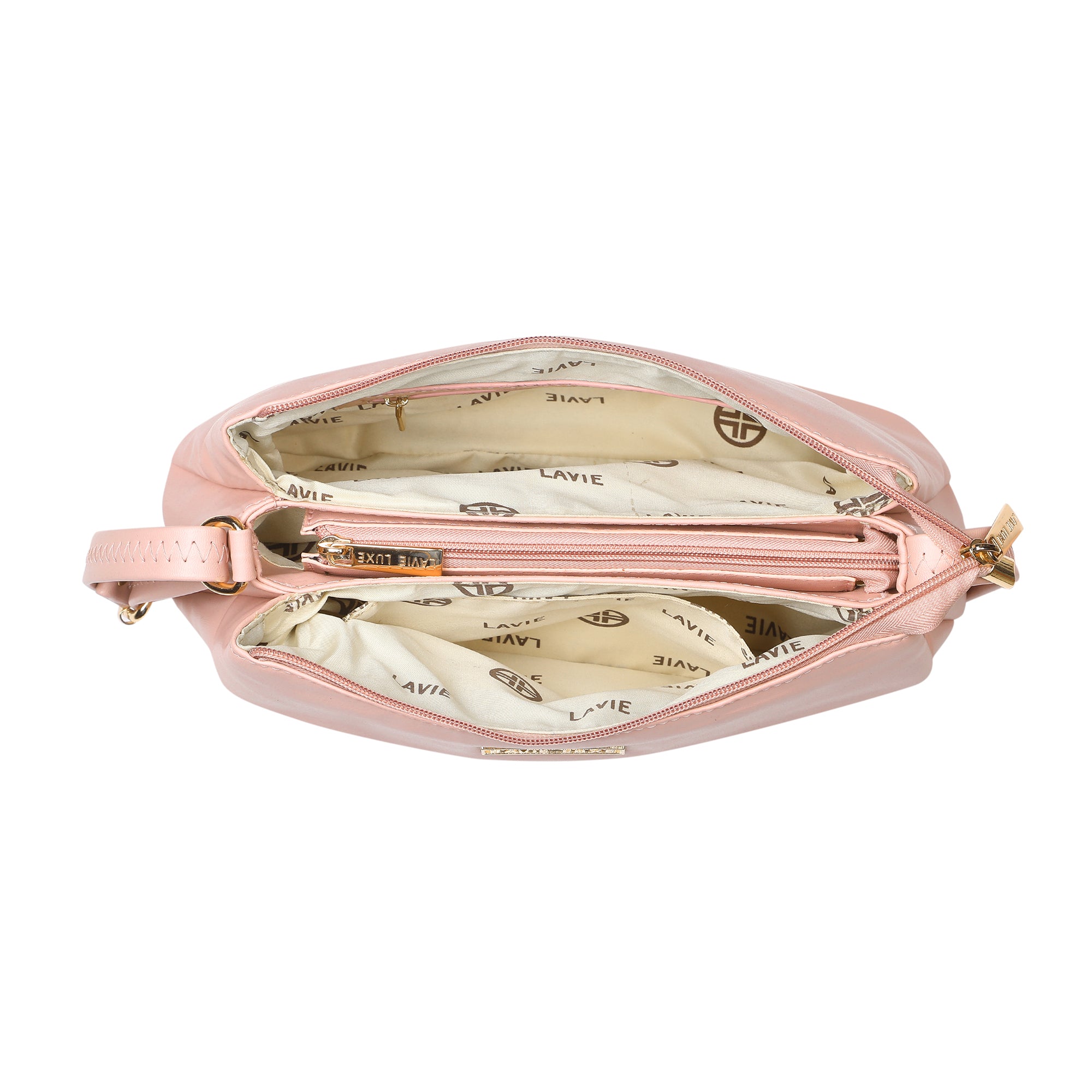 Rose 3 Compartments Medium Sling Bag