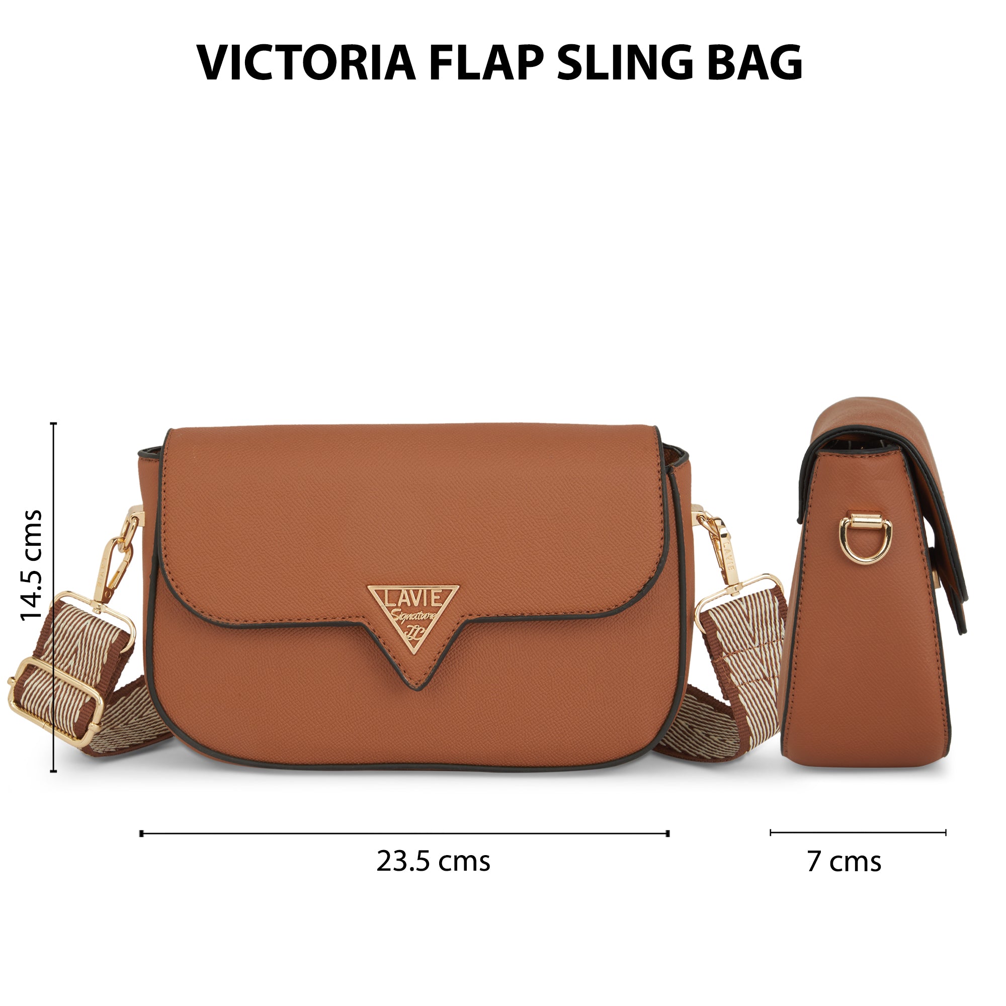 Victoria Small Flap Sling Bag