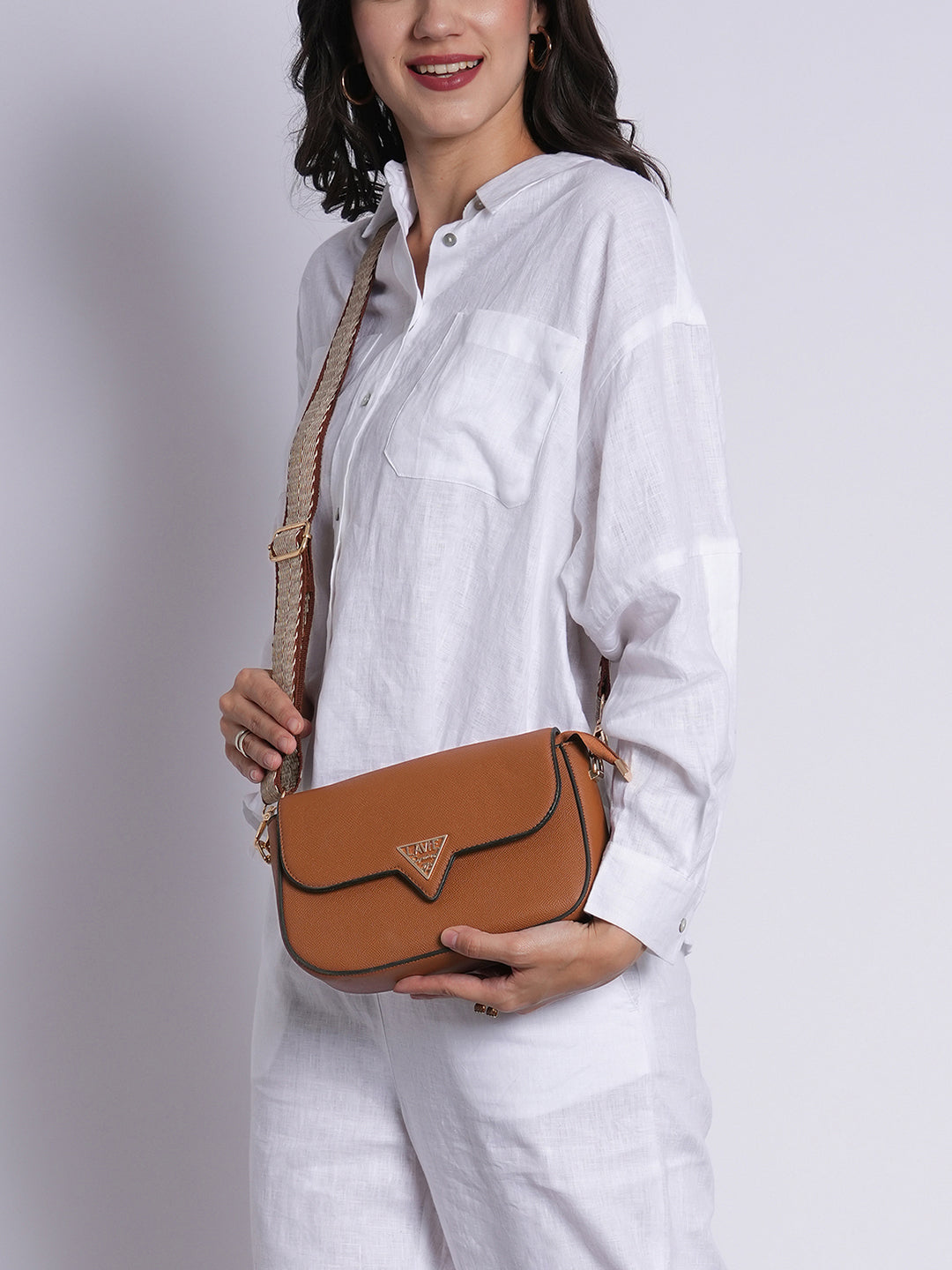 Victoria Small Flap Sling Bag