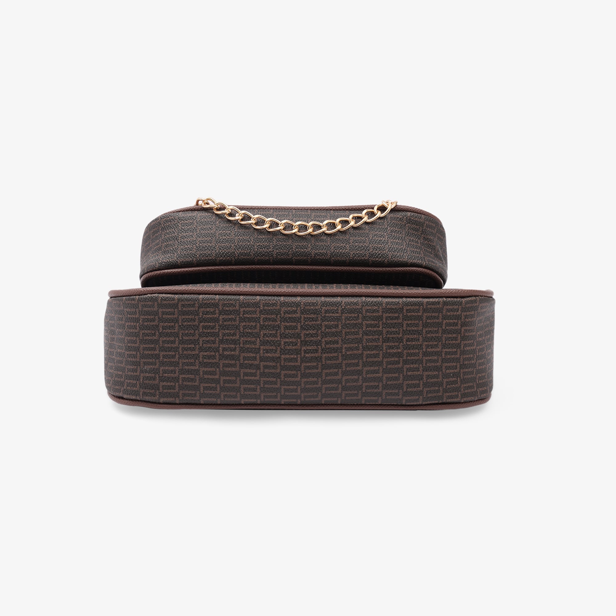 Lavie Luxe Monogram Chunk24 3Pc Choco Small Women's Sling