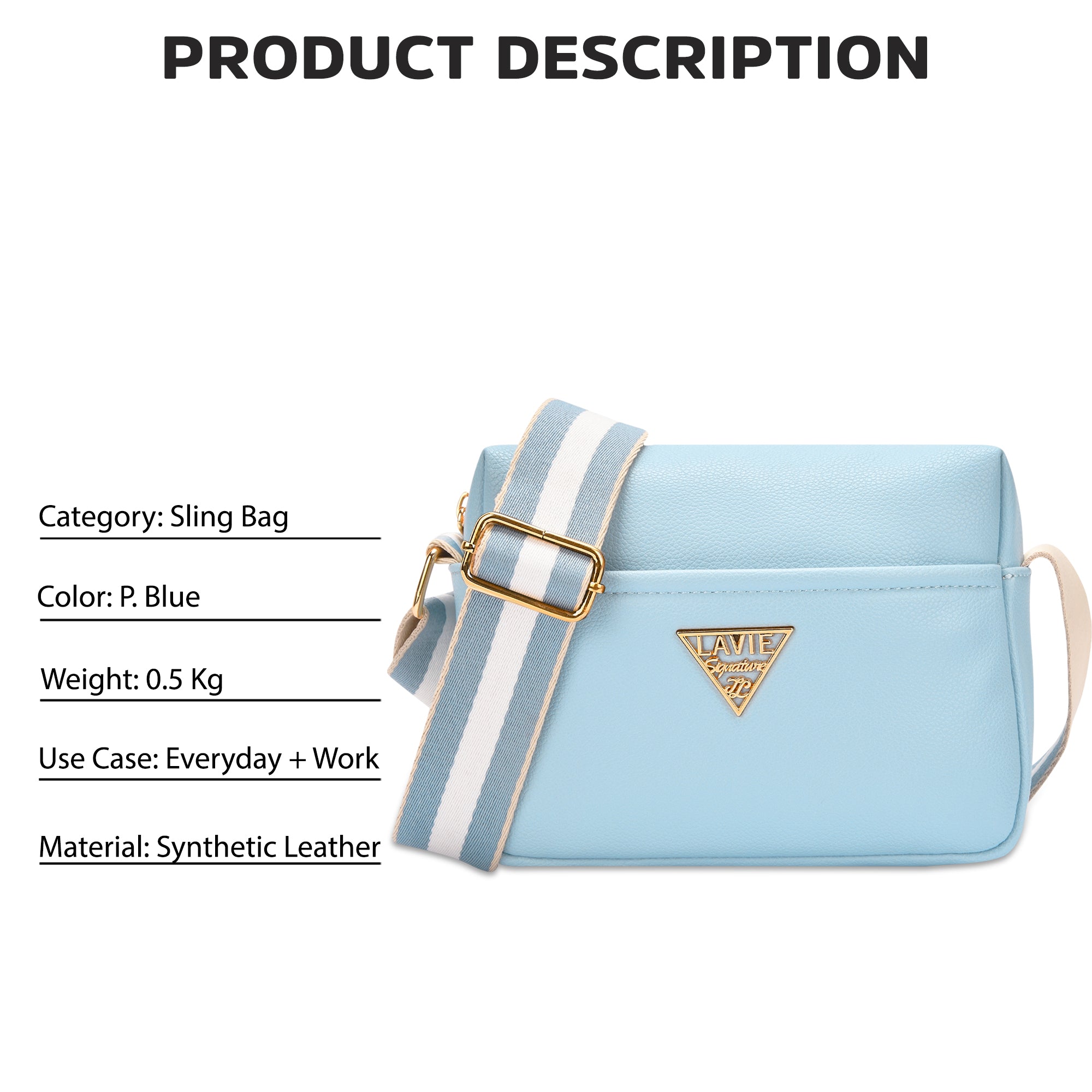 Alabama Horizontal 2 Compartment Small Sling Bag