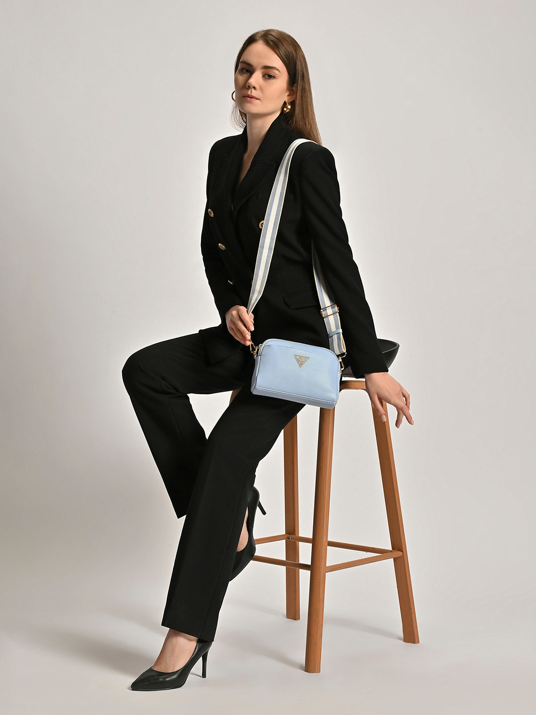 Homer Horizontal 3 Compartment Small Sling Bag