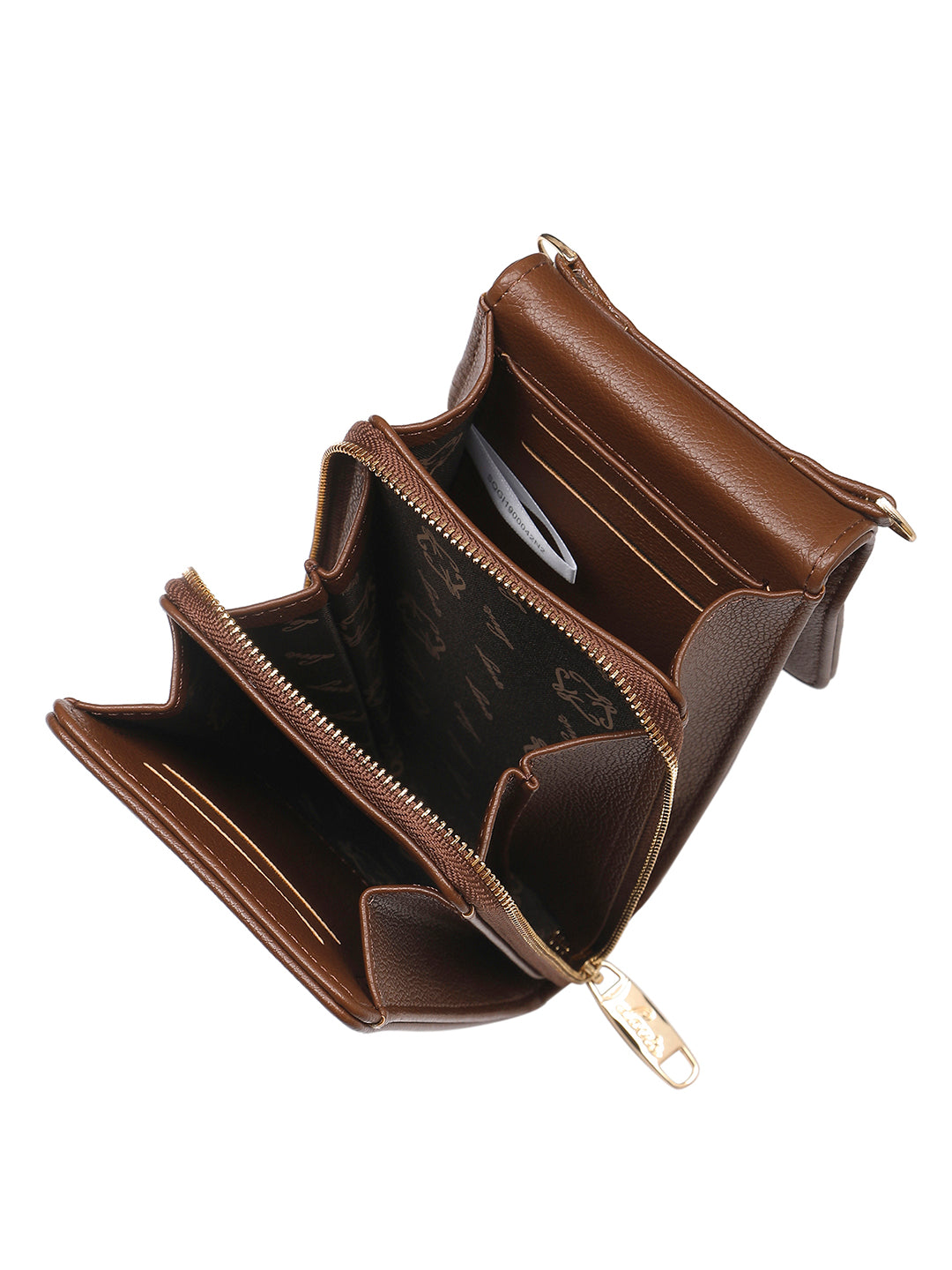 Idaho Vertical 3 Compartments Small Wallet