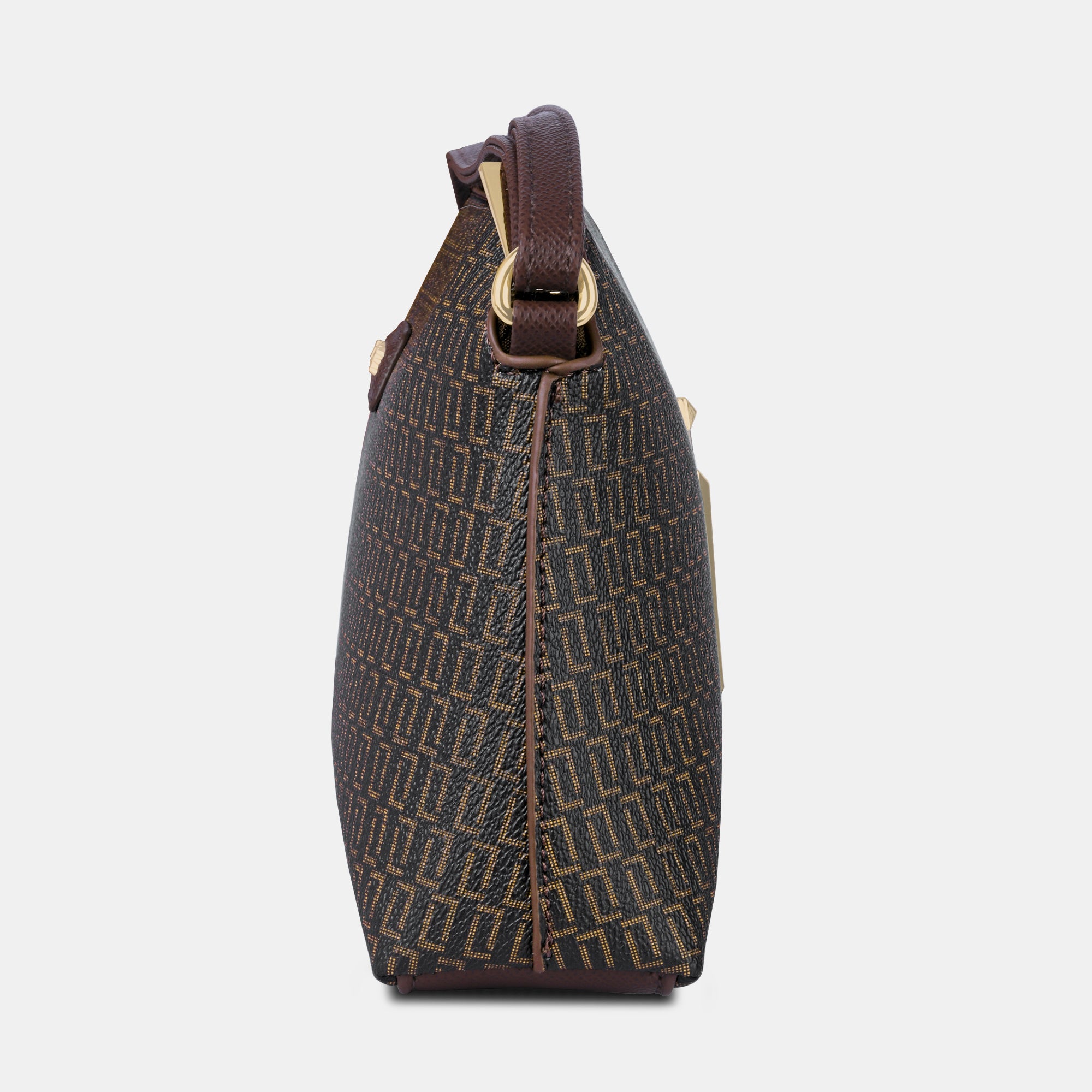 Lavie Luxe Mono Swift Choco Small Women's Dome Sling