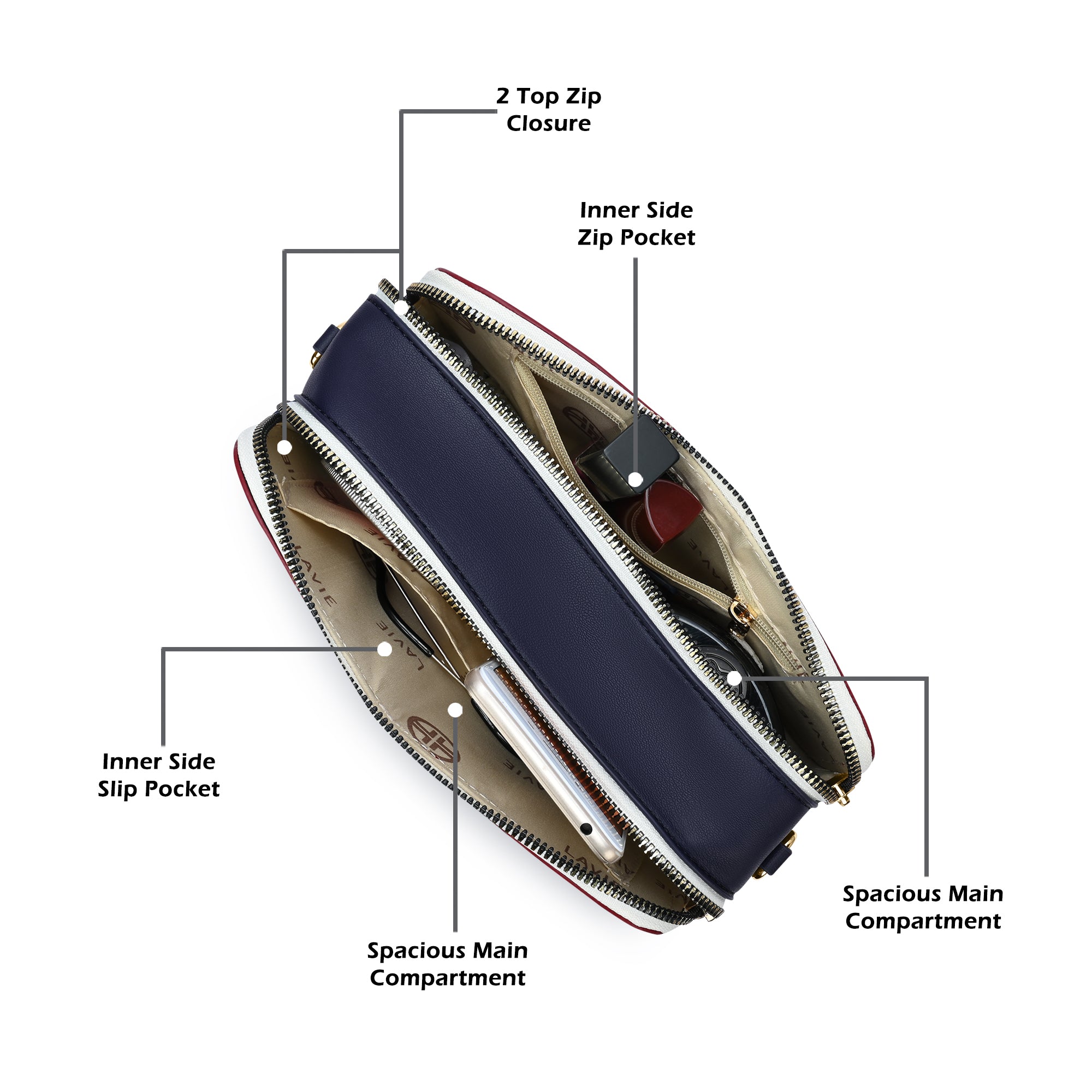 Canyon Colourblock Small Sling Bag