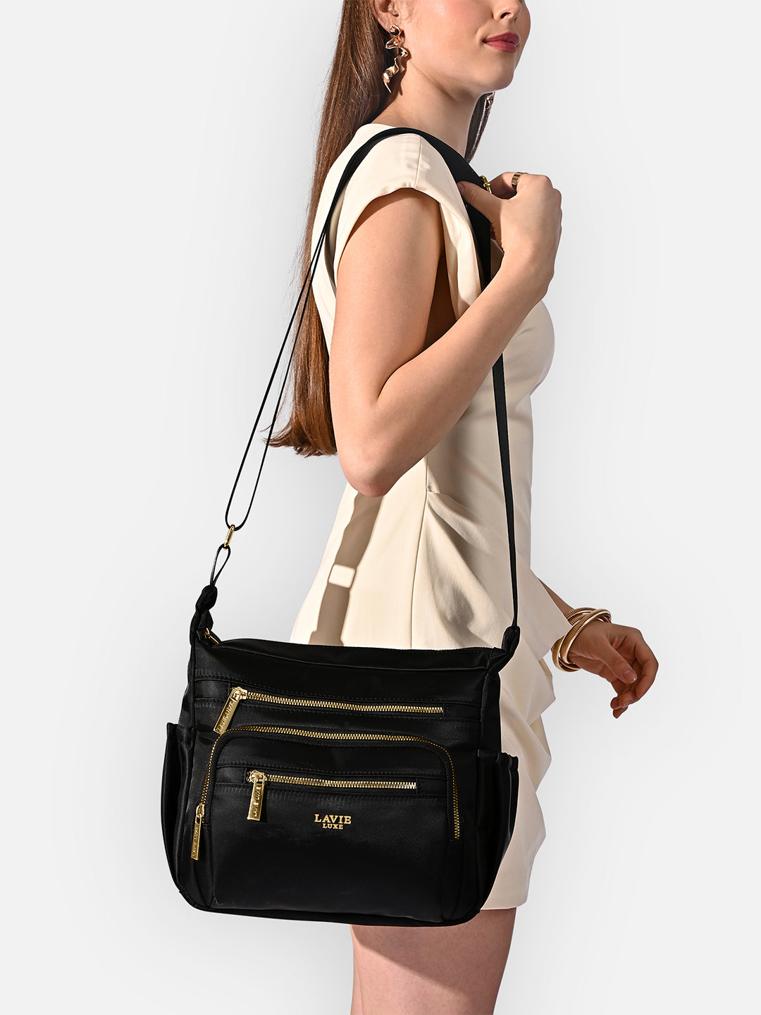 Zylo 7 Compartment Large Sling Bag