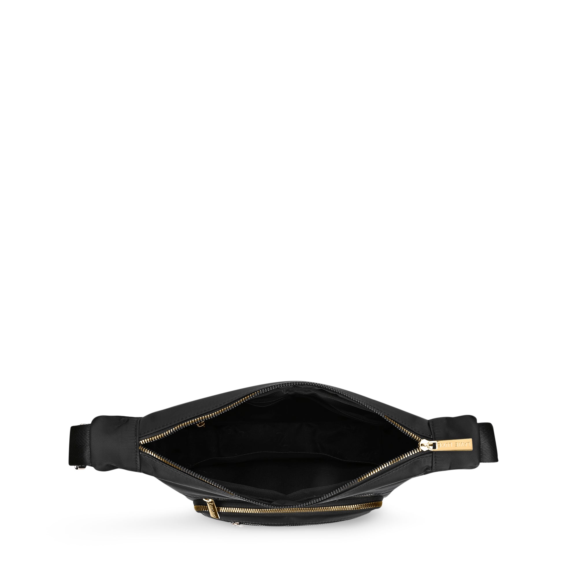 Zylo 7 Compartment Large Sling Bag Black