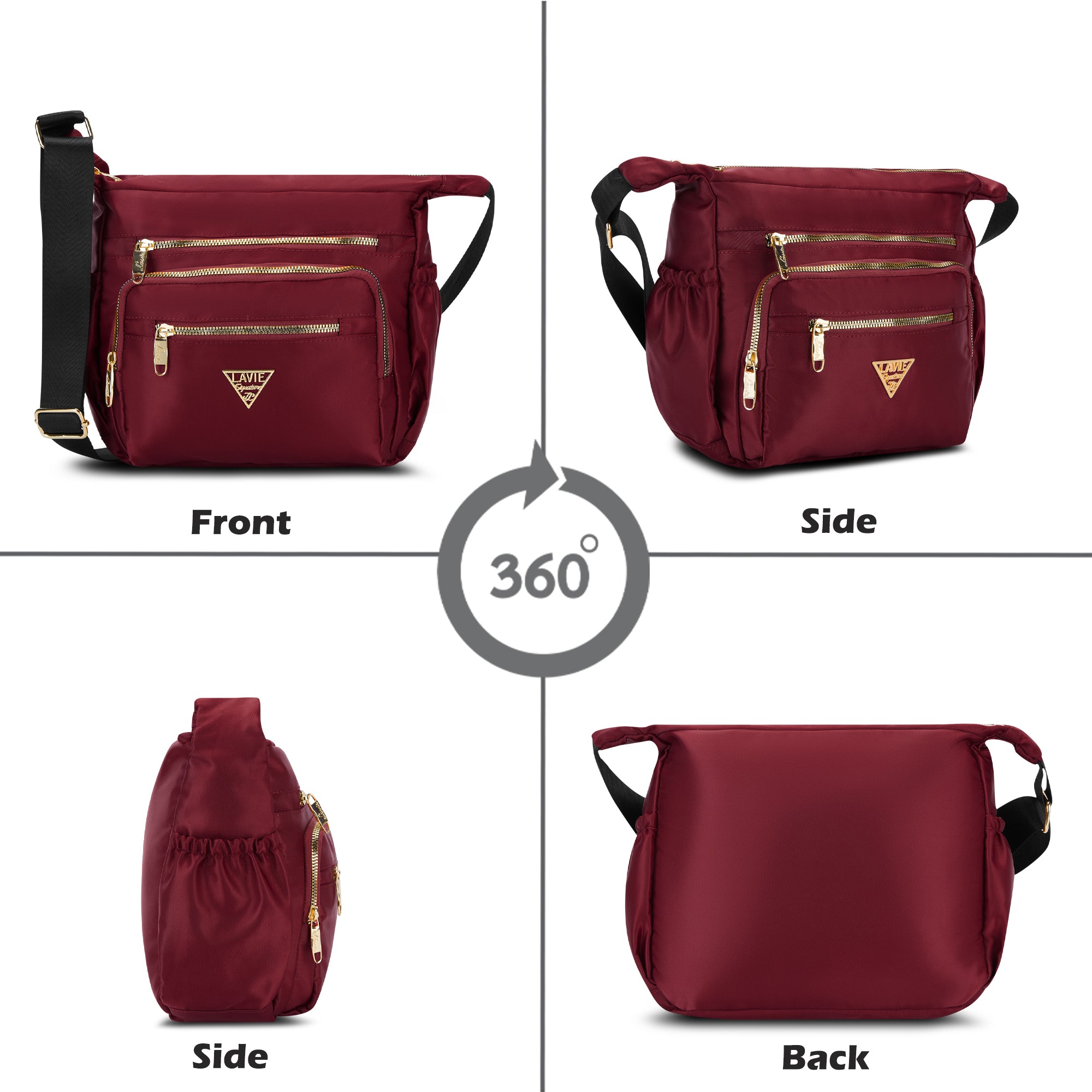 Tucson 7 Compartments Large Sling Bag