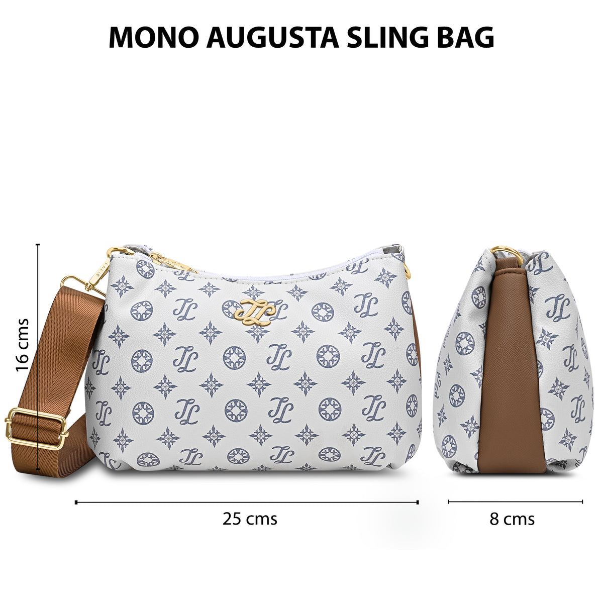 Mono Augusta Medium Off White Sling Bag