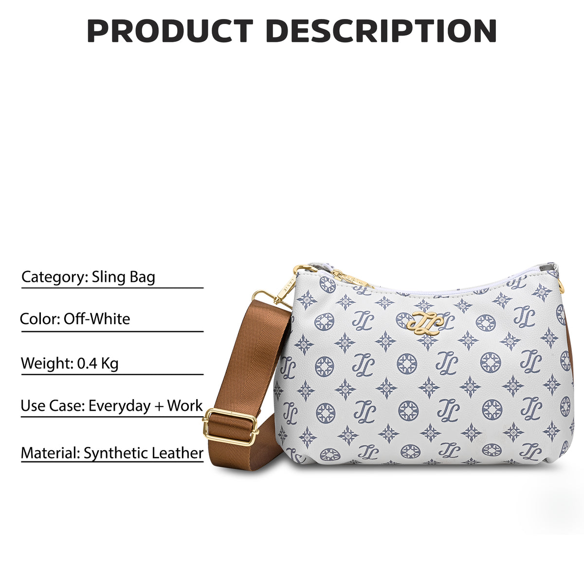 Mono Augusta Medium Off White Sling Bag