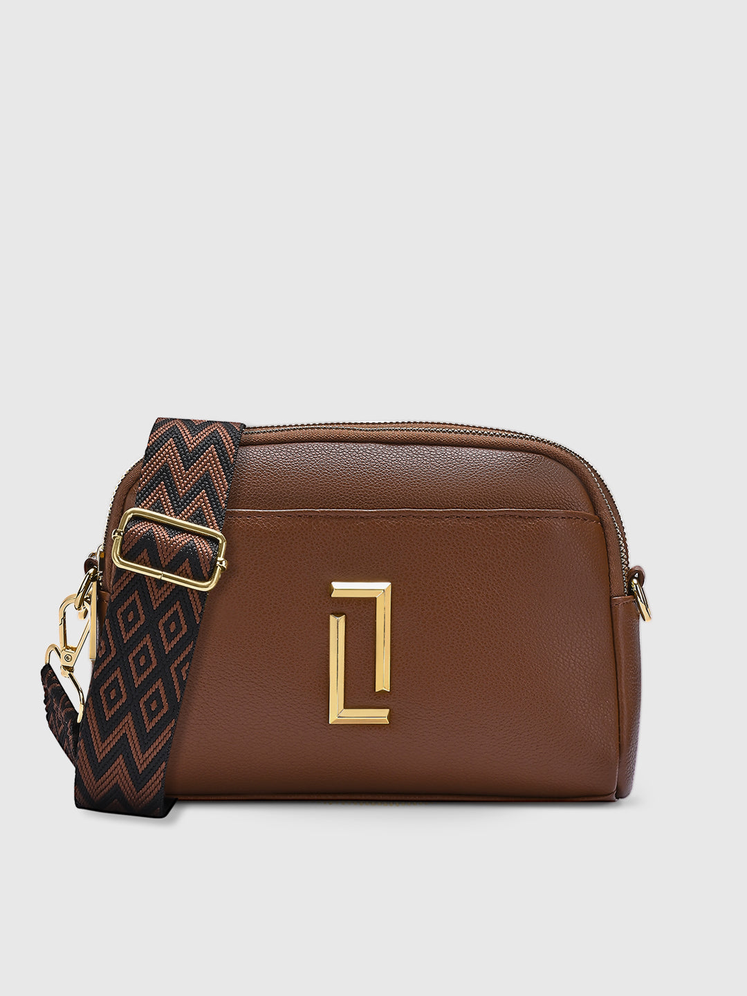Hemily 3 Compartments Medium Sling Bag