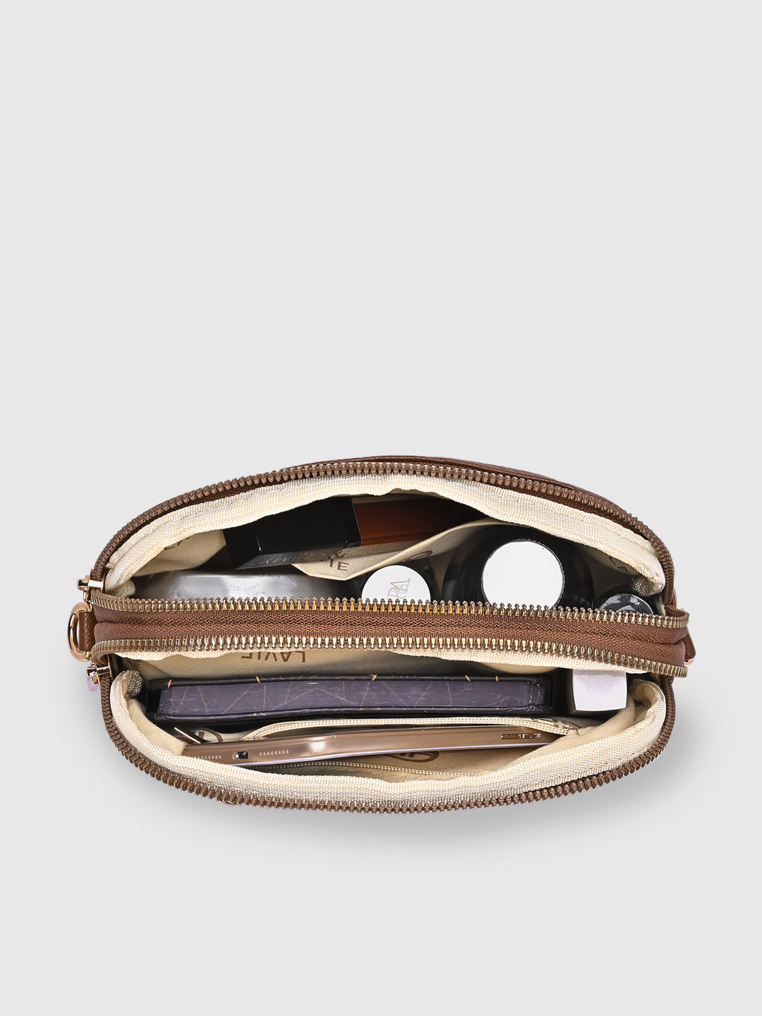 Hemily 3 Compartments Medium Sling Bag