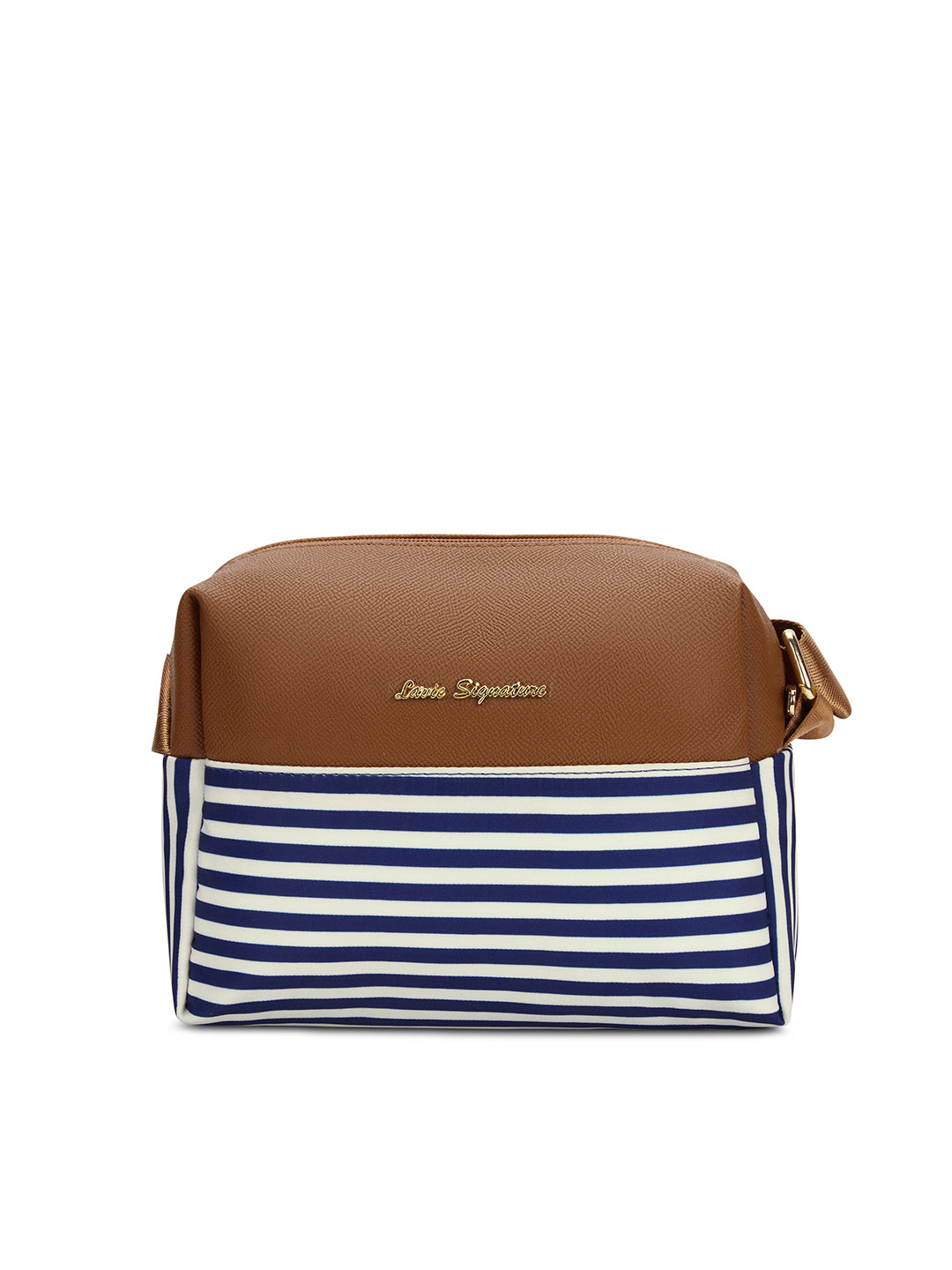 Stripe Moines 'S Ladies Handbag Navy