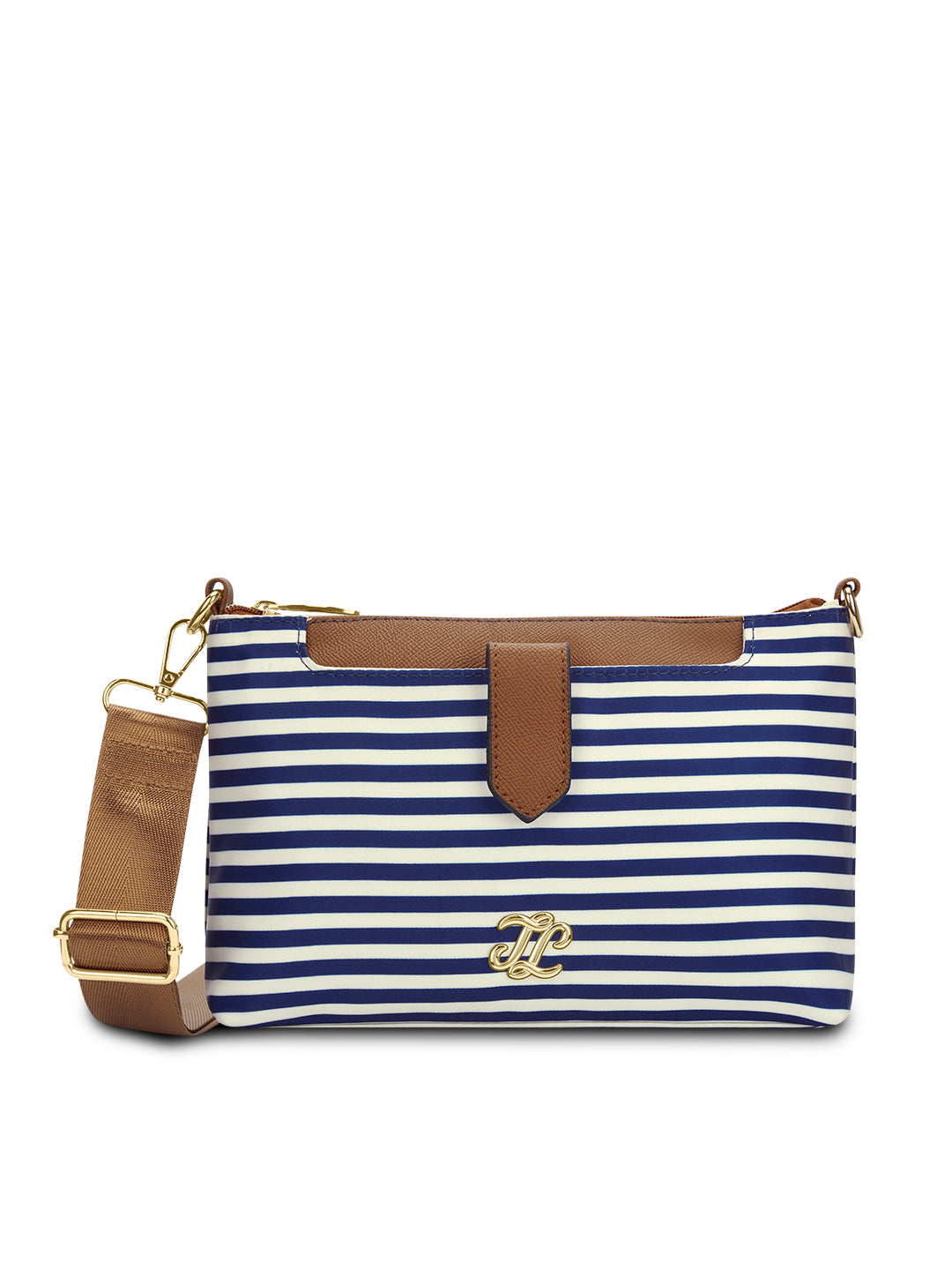 Stripe Charleston 'S Ladies Handbag Navy