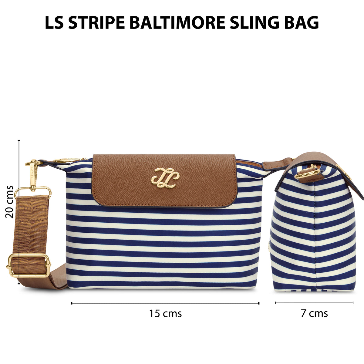 Stripe Baltimore 'S Ladies Handbag Navy