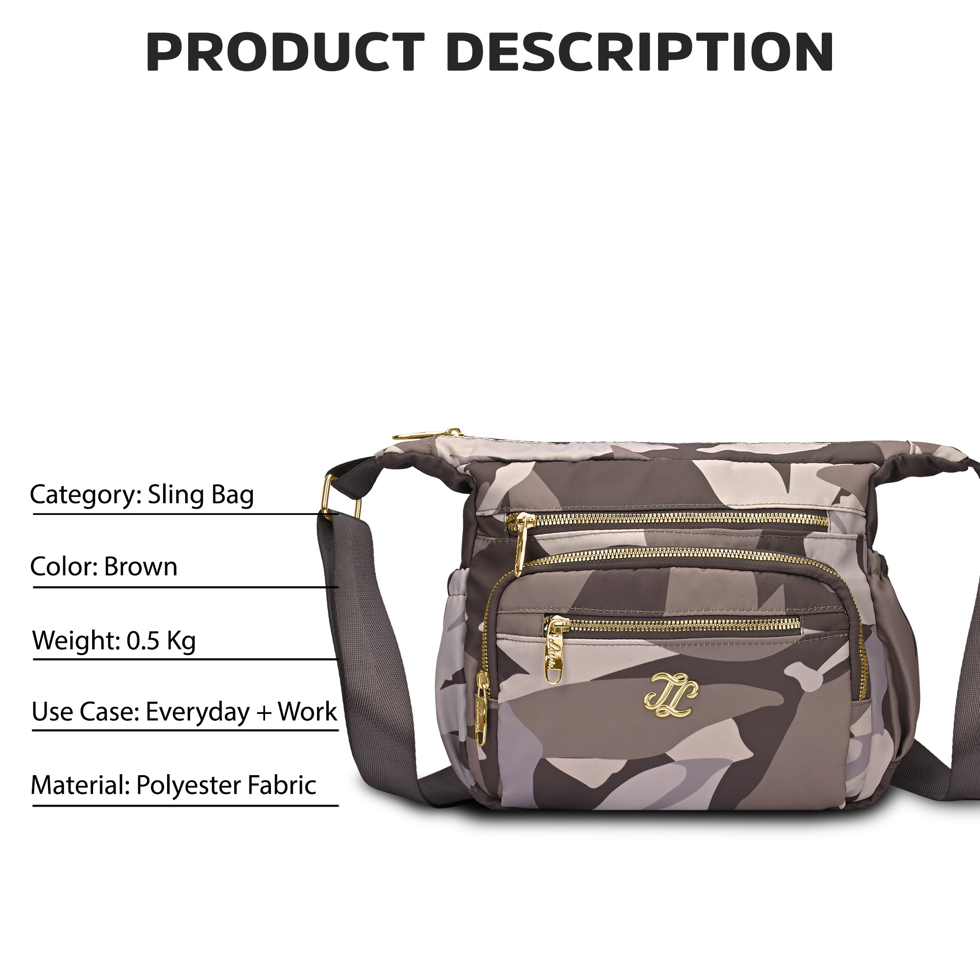 Capela Croix Slingbag Brown