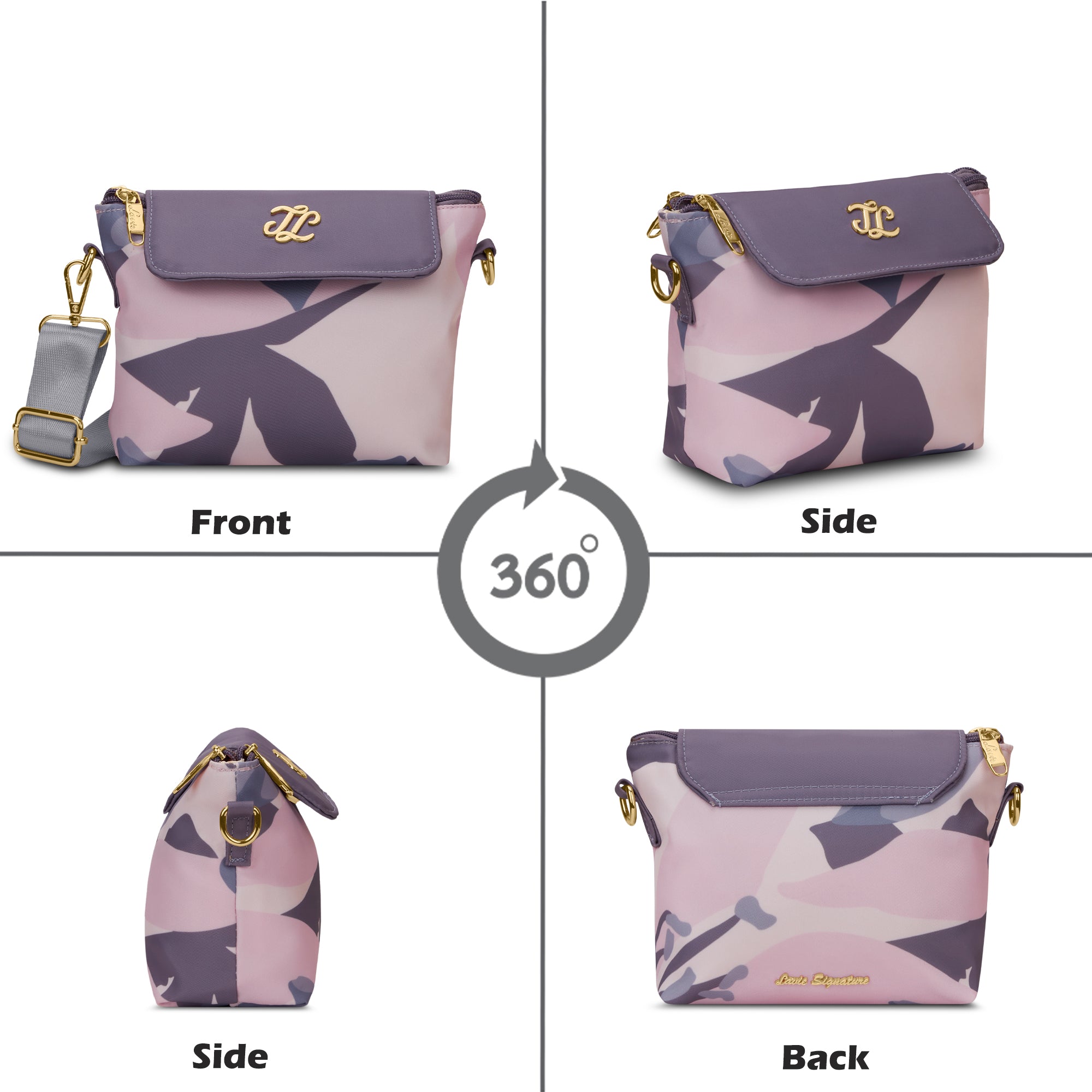 Nevada Flap Satchel Bag Maroon
