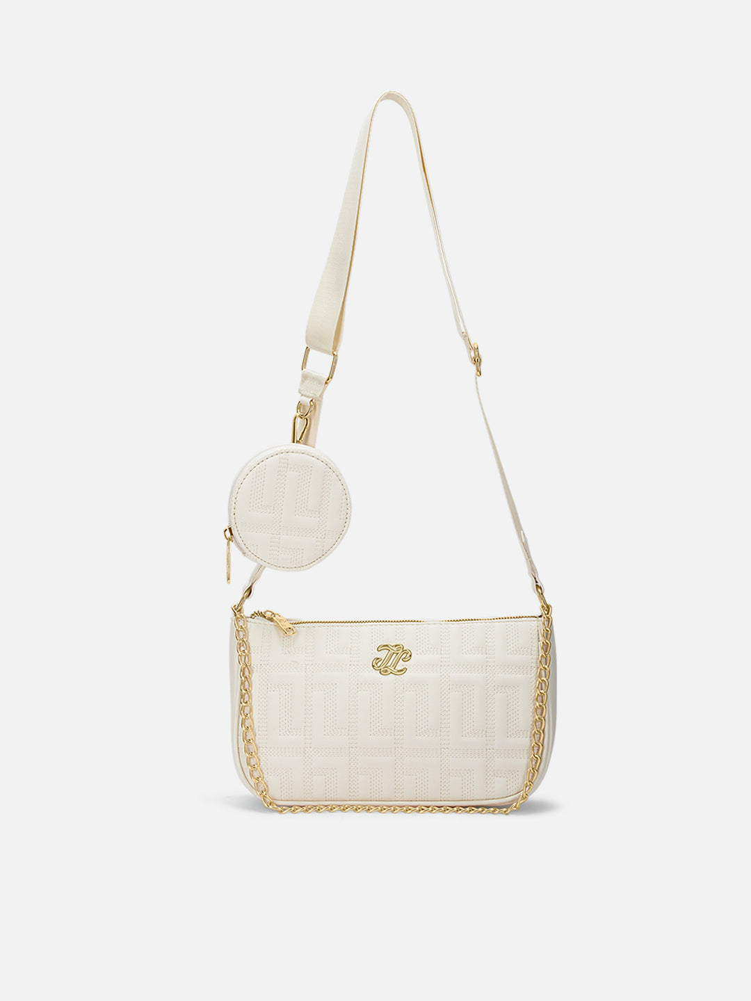 Churchill Rectagular Flap Over Frame Clutch Gold