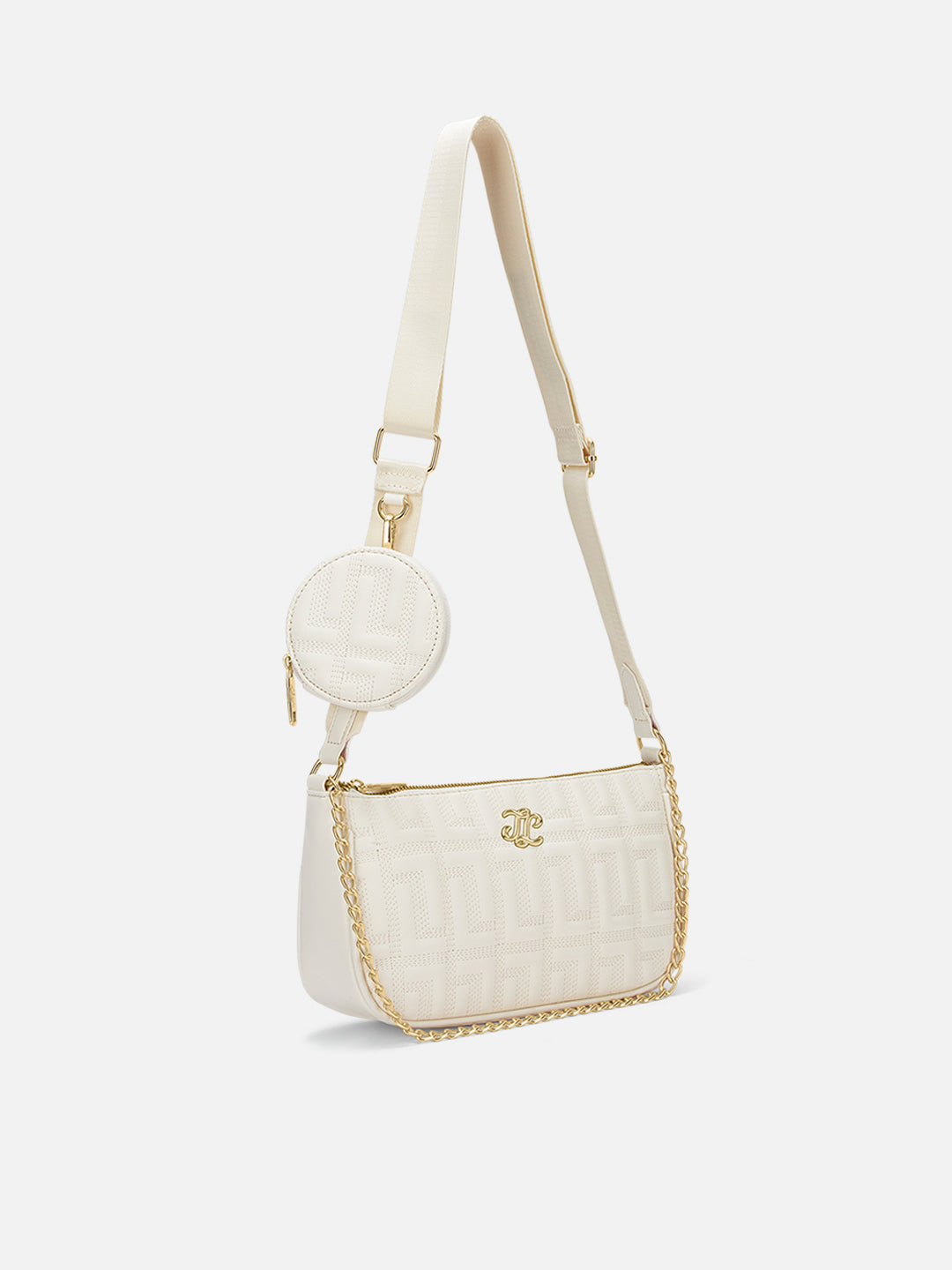 Churchill Rectagular Flap Over Frame Clutch Gold